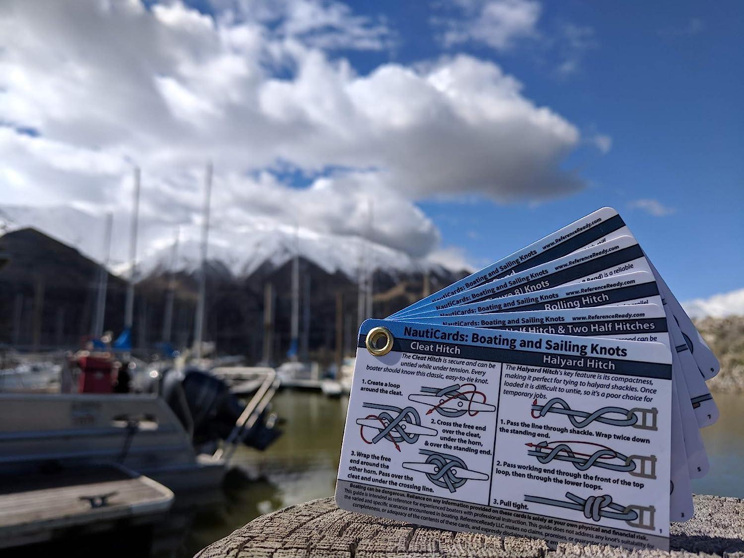 ReferenceReady Complete Knot Card Bundle - 7 Pocket Knot Books with 76  Knots | Set Includes Waterproof Guides for Outdoors, Boating, Climbing,  Horse