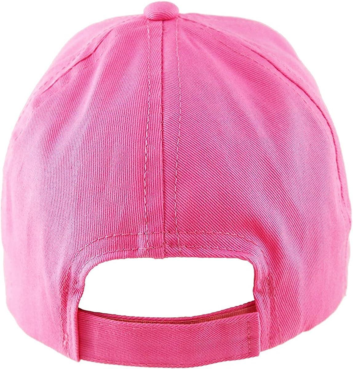 Minnie Mouse Baseball Cap, Toddler Girls, Age 2-4- Pink/White