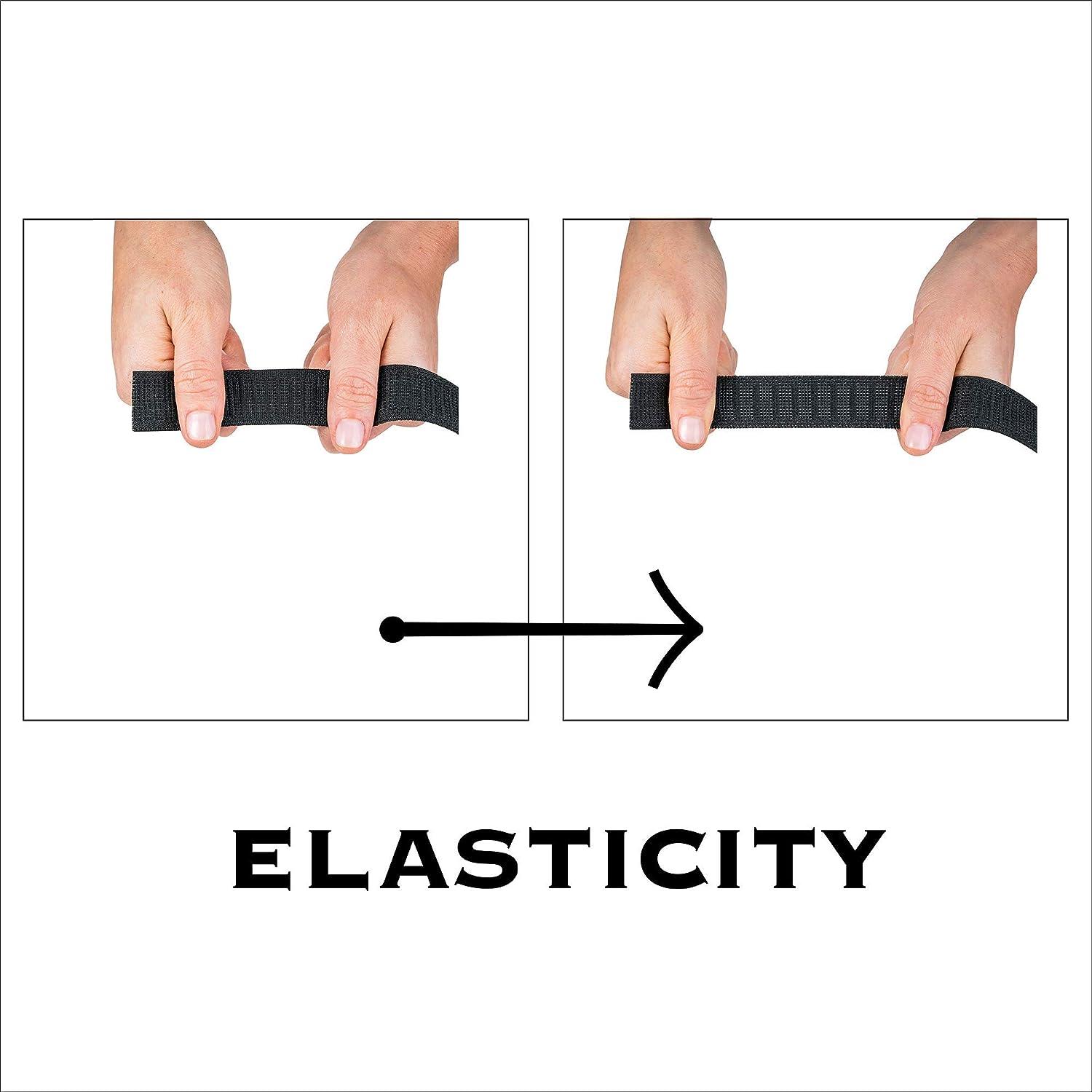 1” Flat Non-Roll Woven Elastic