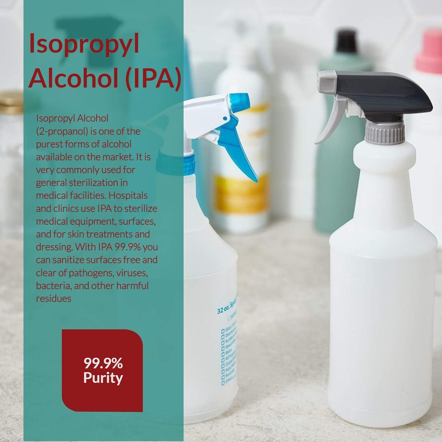 Isopropyl Rubbing Alcohol 99% is an easy to apply and very effective clean  up solvent for hairpiece tape wearers