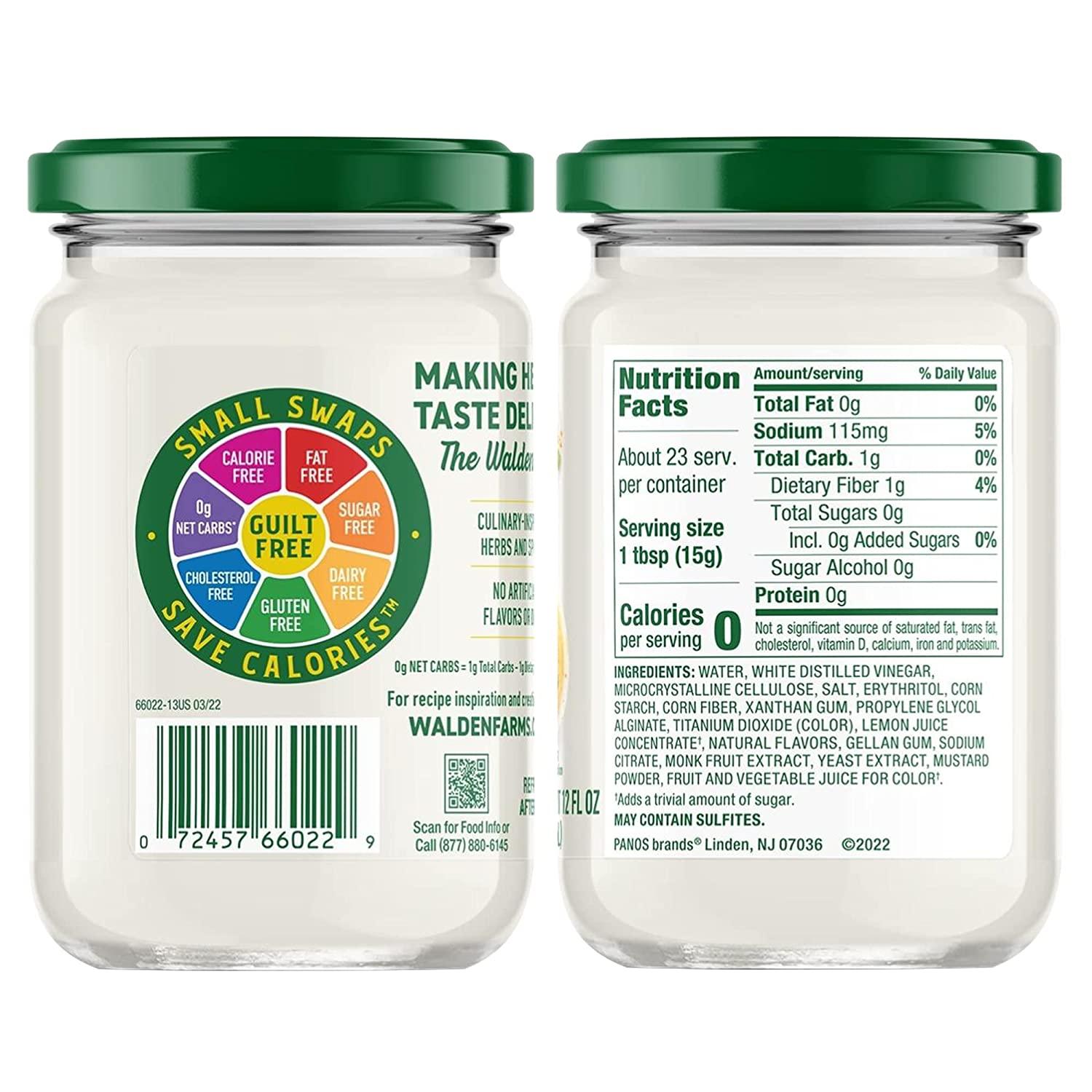 Walden Farms Calorie Free Amazin' Mayo - 12 oz jar