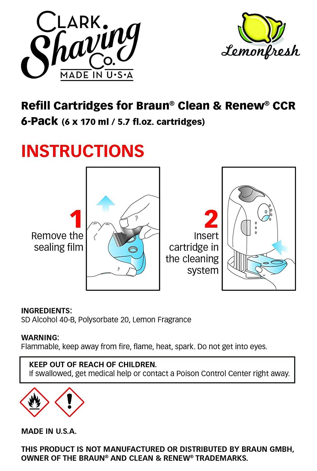 Braun Clean and Renew Refill Cartridges (2-Count) 