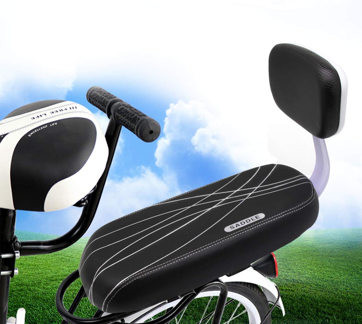Bike Back Seat Cushion Bicycle Back Seat Handle, Kid Child Safety Carrier  Bicycle Baby Seat And Handle Set
