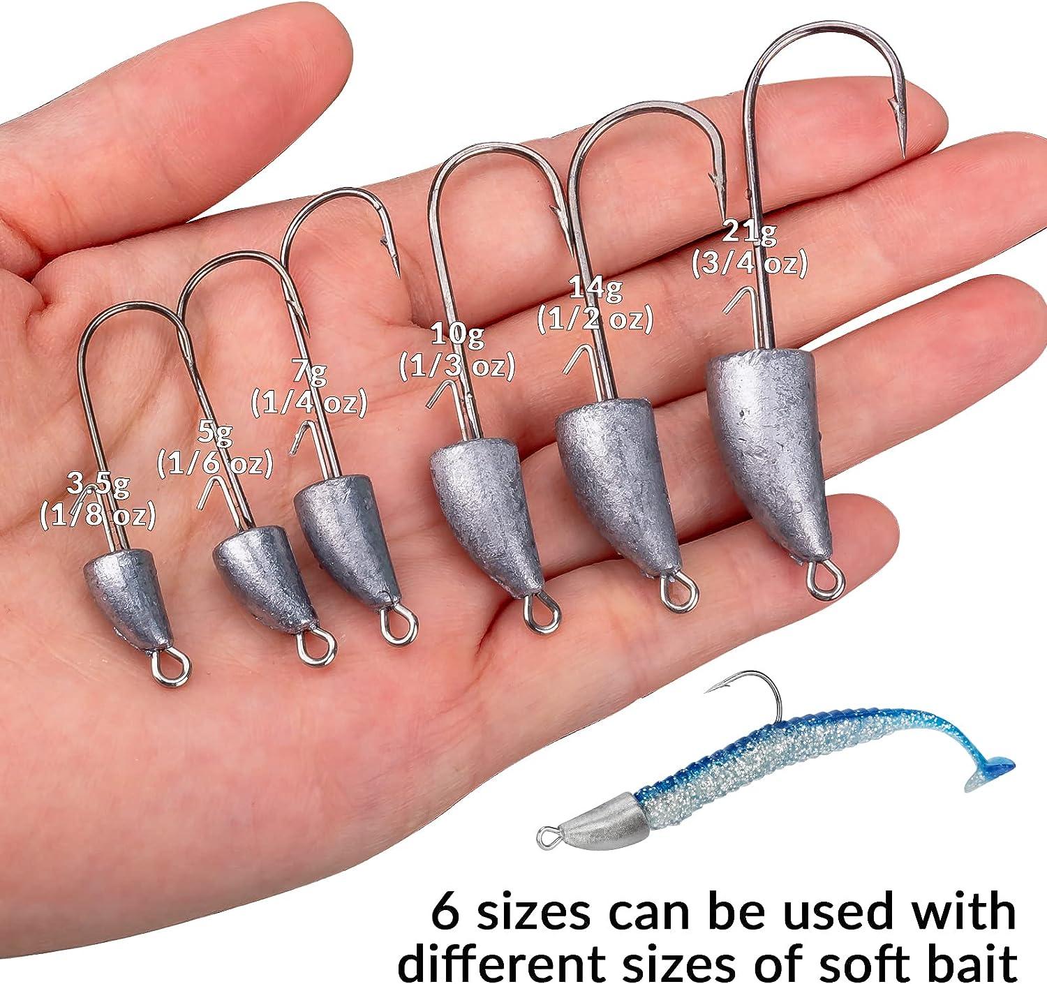 Bullet Jig Heads Swimbait Hooks Bass Fishing Texas Rig Hook Saltwater  Freshwater Offset Weighted Hook Weedless 3/0 2/0 1/0 1# 2# Fishing Hook  Fishing Lure - China Fishing Tackle and Fishing Lure price
