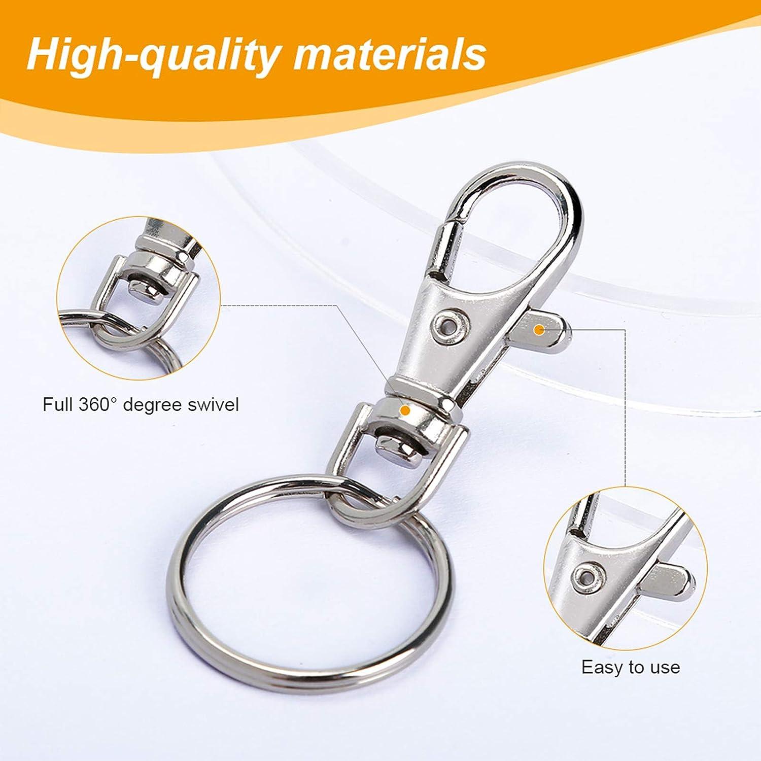 Alloy Swivel Lanyard Snap Hook Lobster Claw Clasps Jewelry Making
