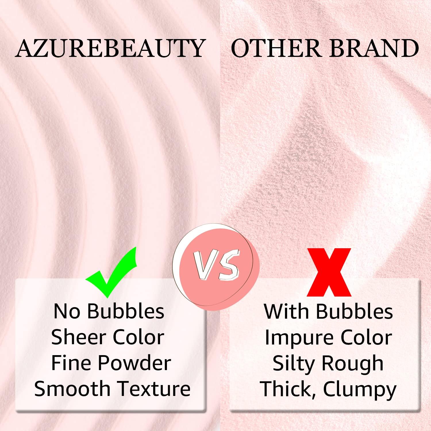 AZUREBEAUTY Dip Powder Set 6 Pcs Translucent Nude Pink Sheer Color