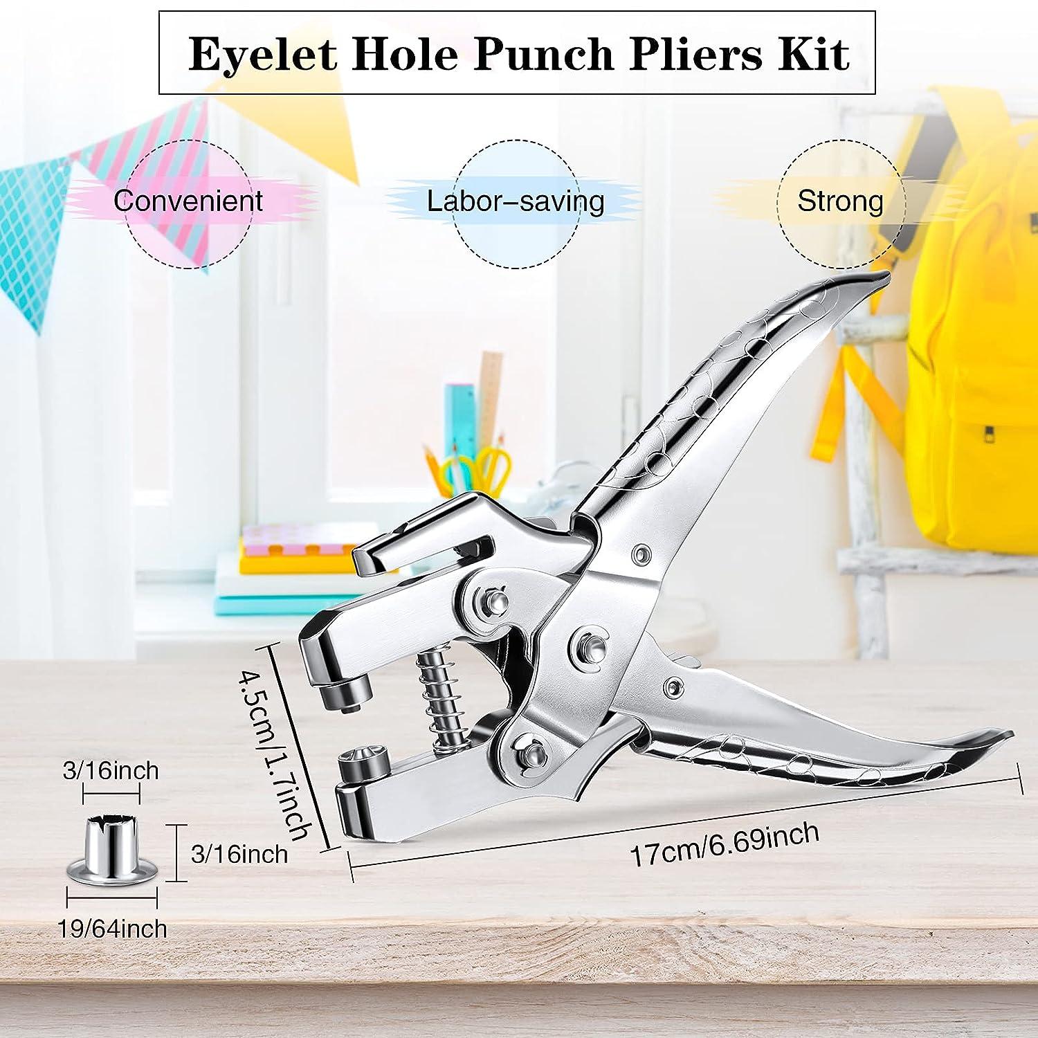 3/16 Inch Grommet Tool Kit Grommet Eyelet Plier Set Eyelet Hole Punch  Pliers Grommet Hand