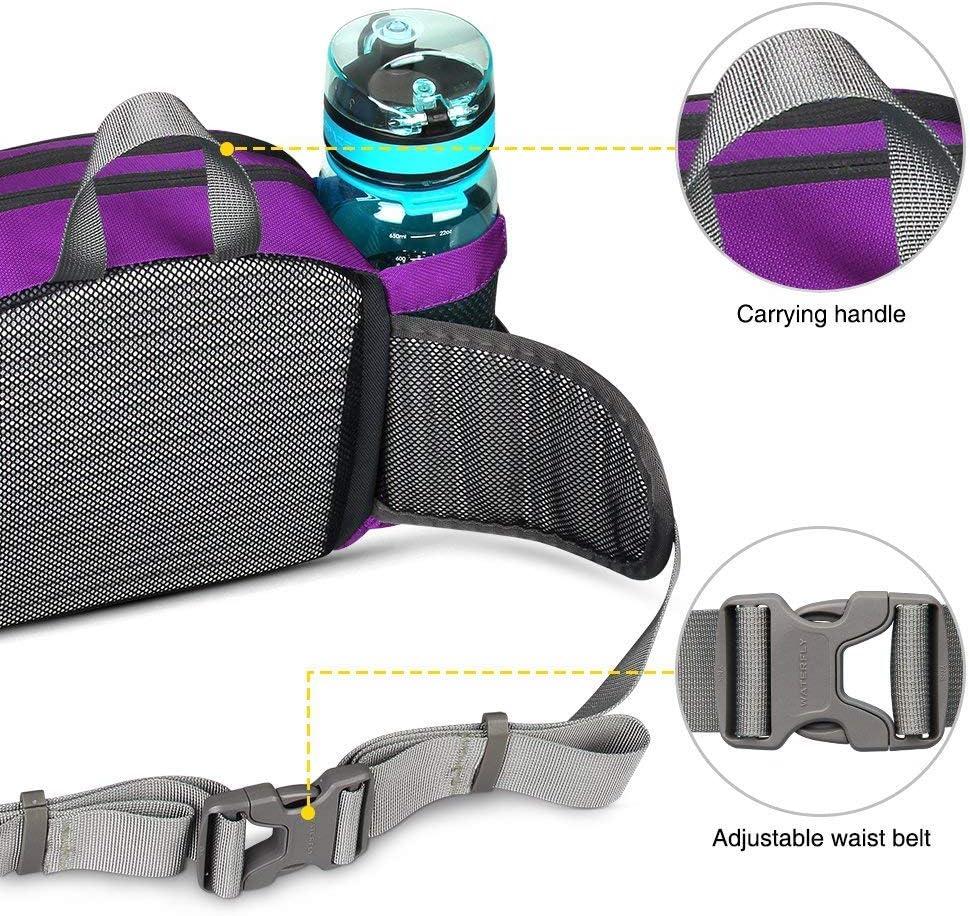  Hiking Fanny Pack with Water Bottle Holder, Hiking