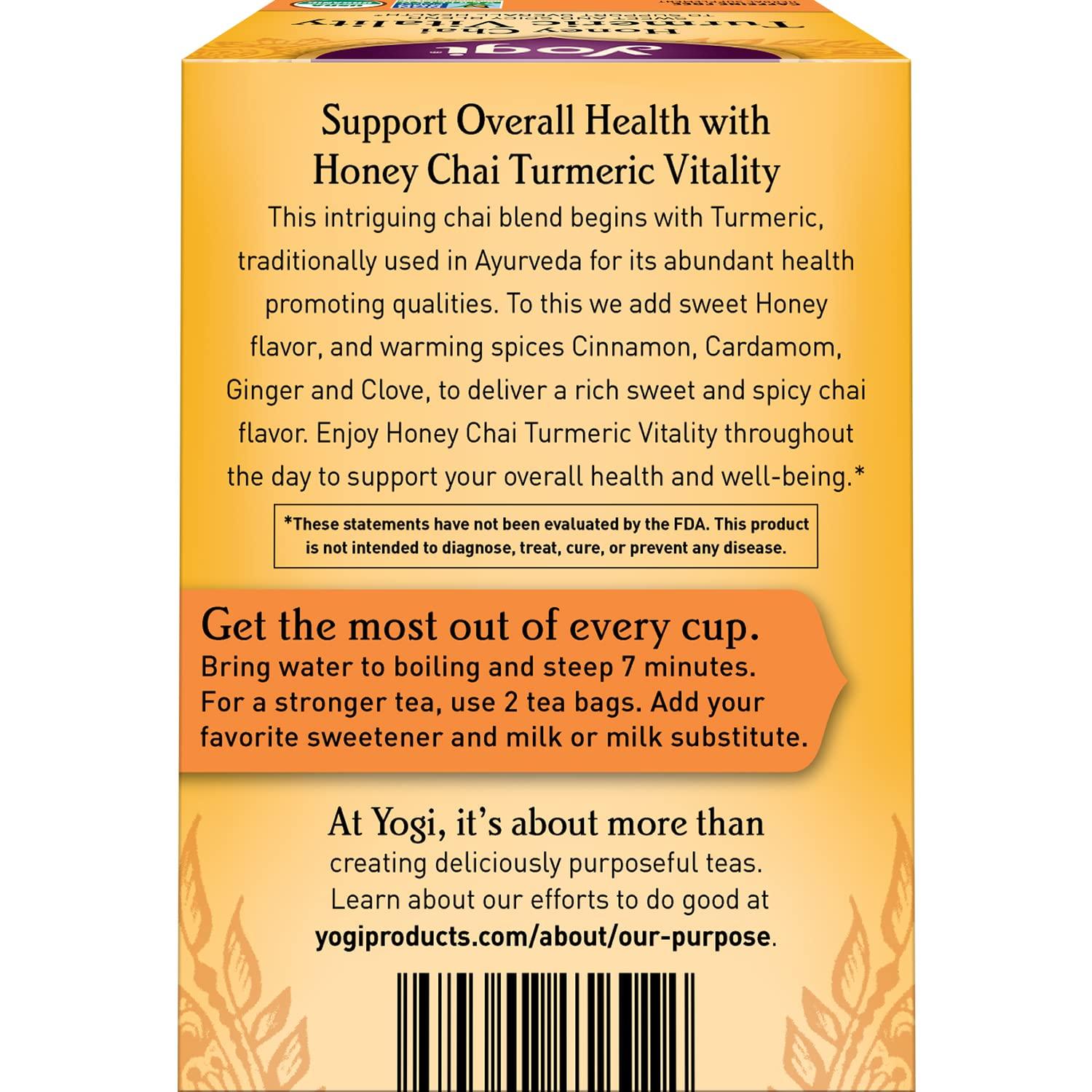 Yogi Tea Organic Ayurvedic Blend with Cinnamon cardamom ginger Reviews