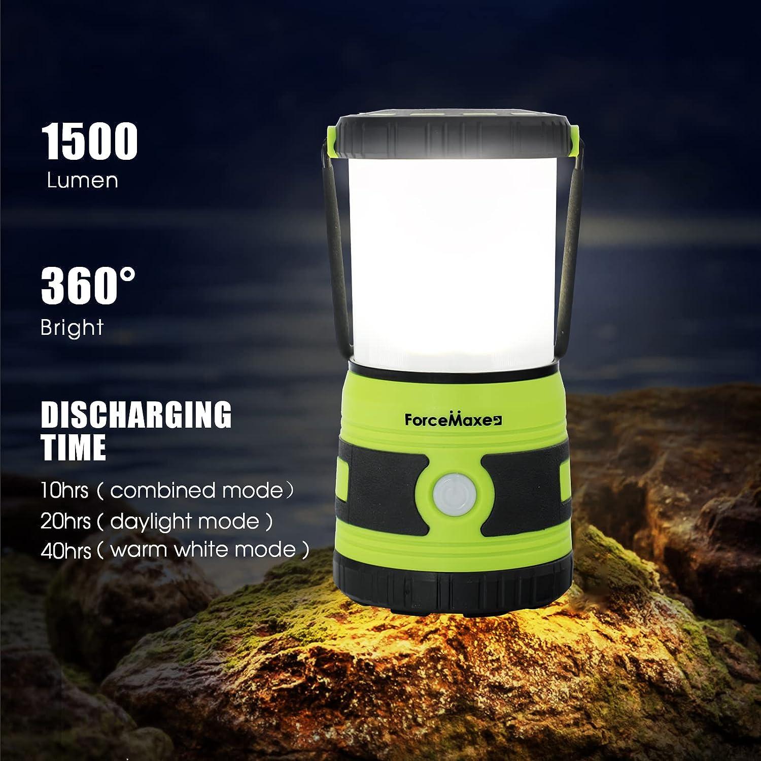LE Battery Operated Camping Lights Dimmable 4 Modes 1000lm