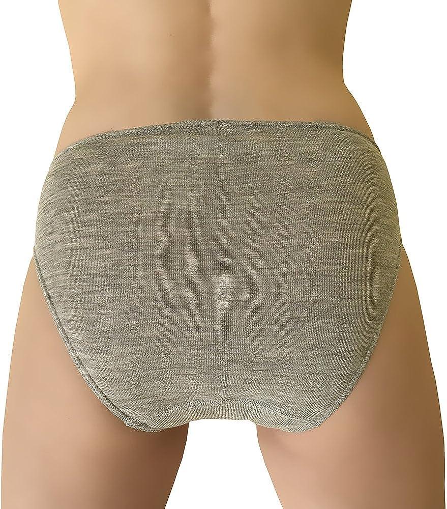 Womens Thermal Panties Briefs: Moisture Wicking Merino Wool Silk