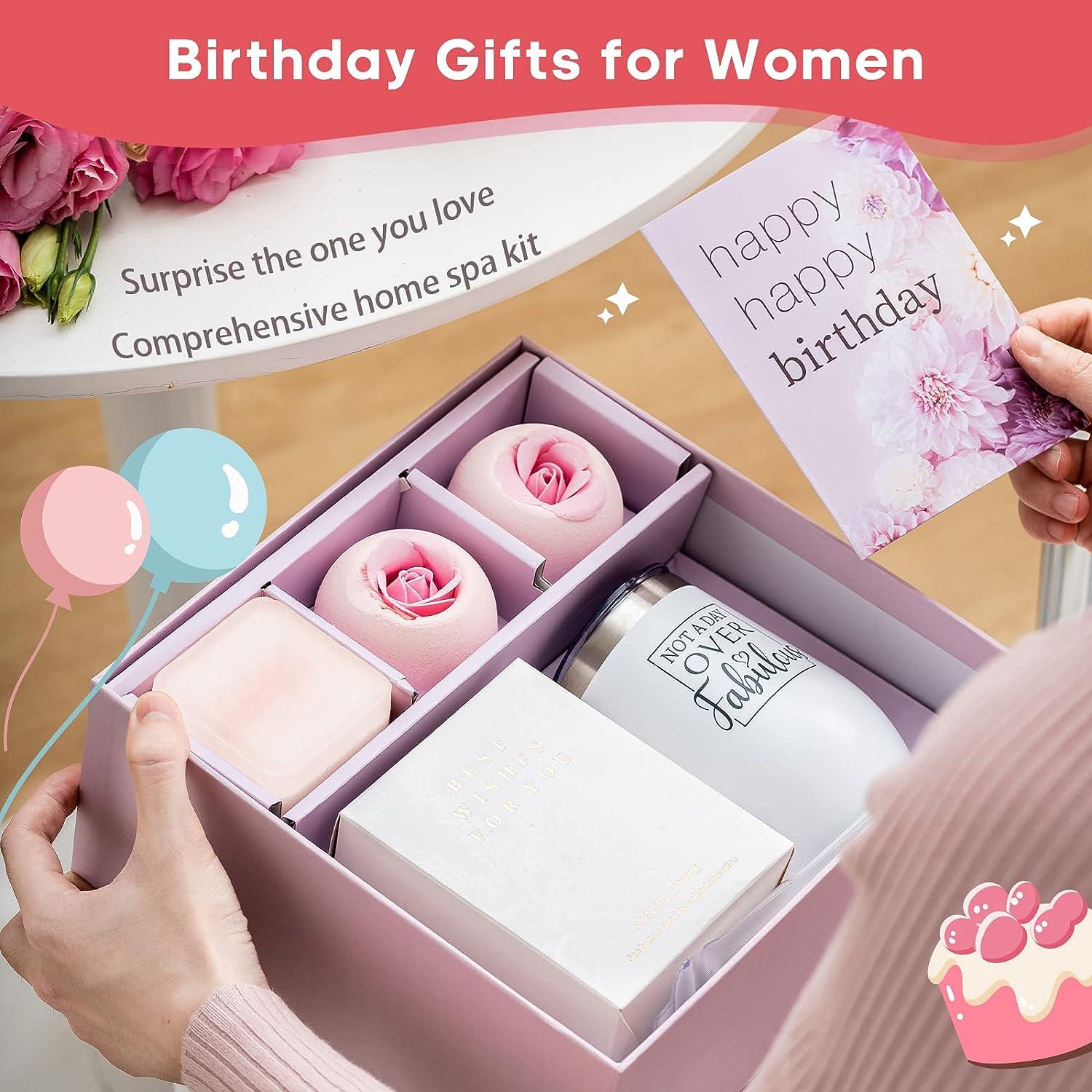 Birthday Gifts for Women Unique Gifts for Her Best Friend Mom Sister Wife  Spa Gift Basket Boxes for Women with Wine Tumbler Mothers Day Gifts  Birthday Gifts Ideas for Women Who Have
