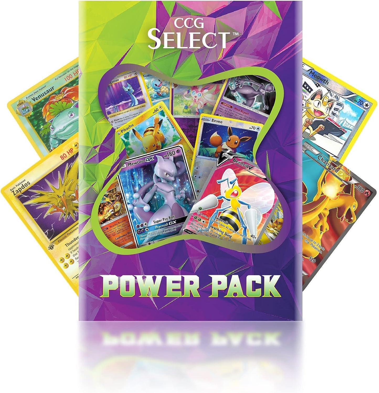 CCG Select 100 Cards, Plus 8 Holos or Rare Cards, Compatible with Pokemon  Cards