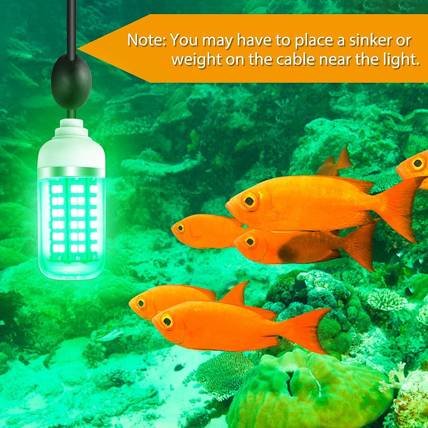 Submersible Fishing Light Attractants More Find Lamp Squid White