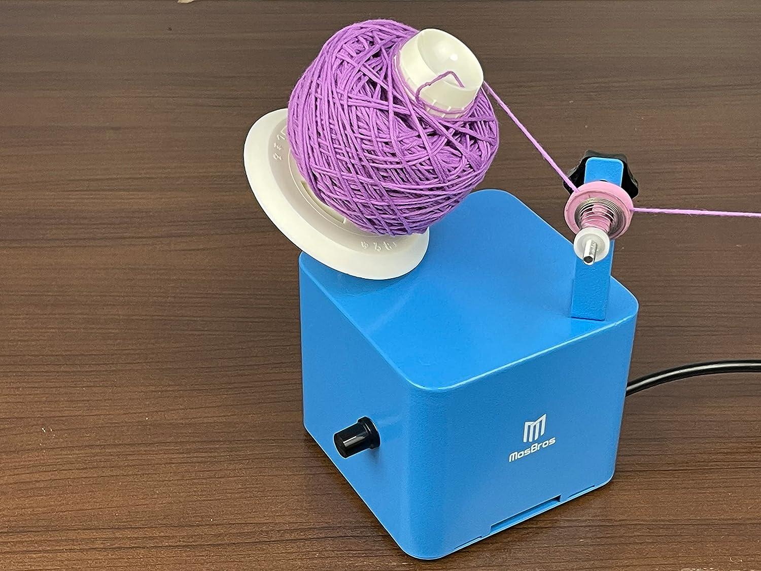MasBros Electric Yarn Ball Winder Pink Wind Up to 180 Grams 6 ouce (Pink  Small) : : Home