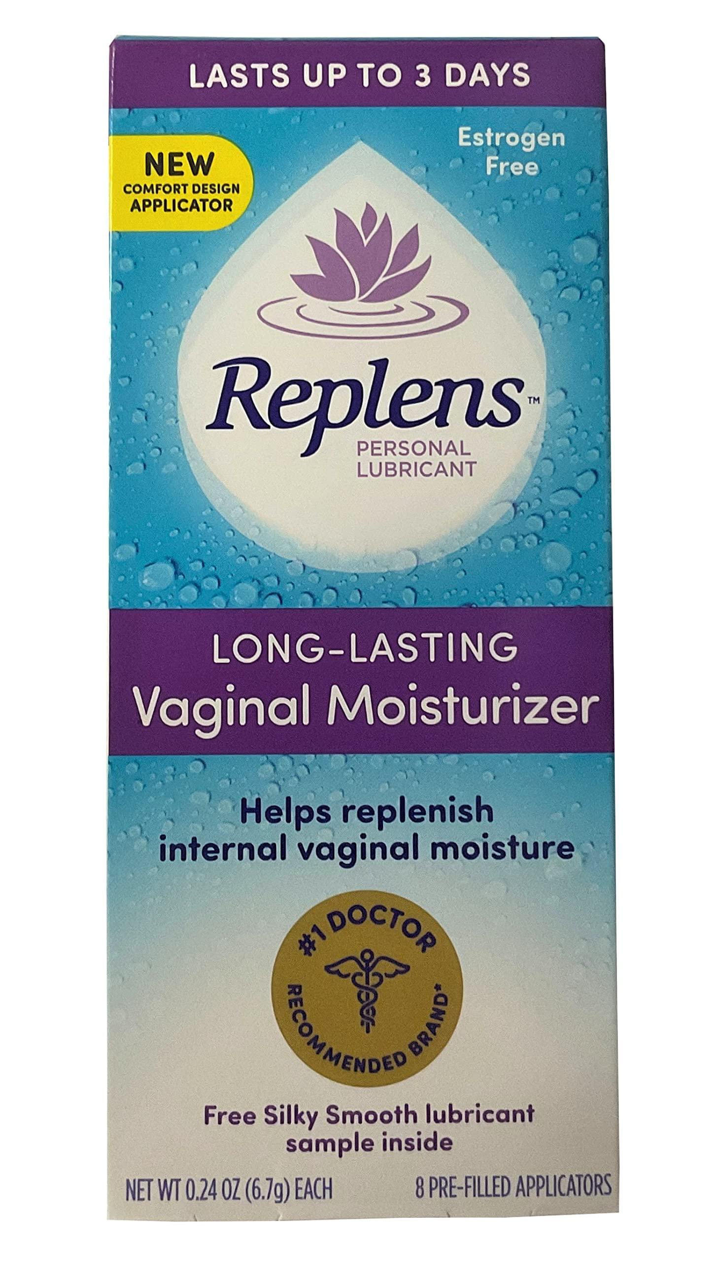 Replens Long-Lasting Vaginal Moisturizer - 8 ct, Pack of 3