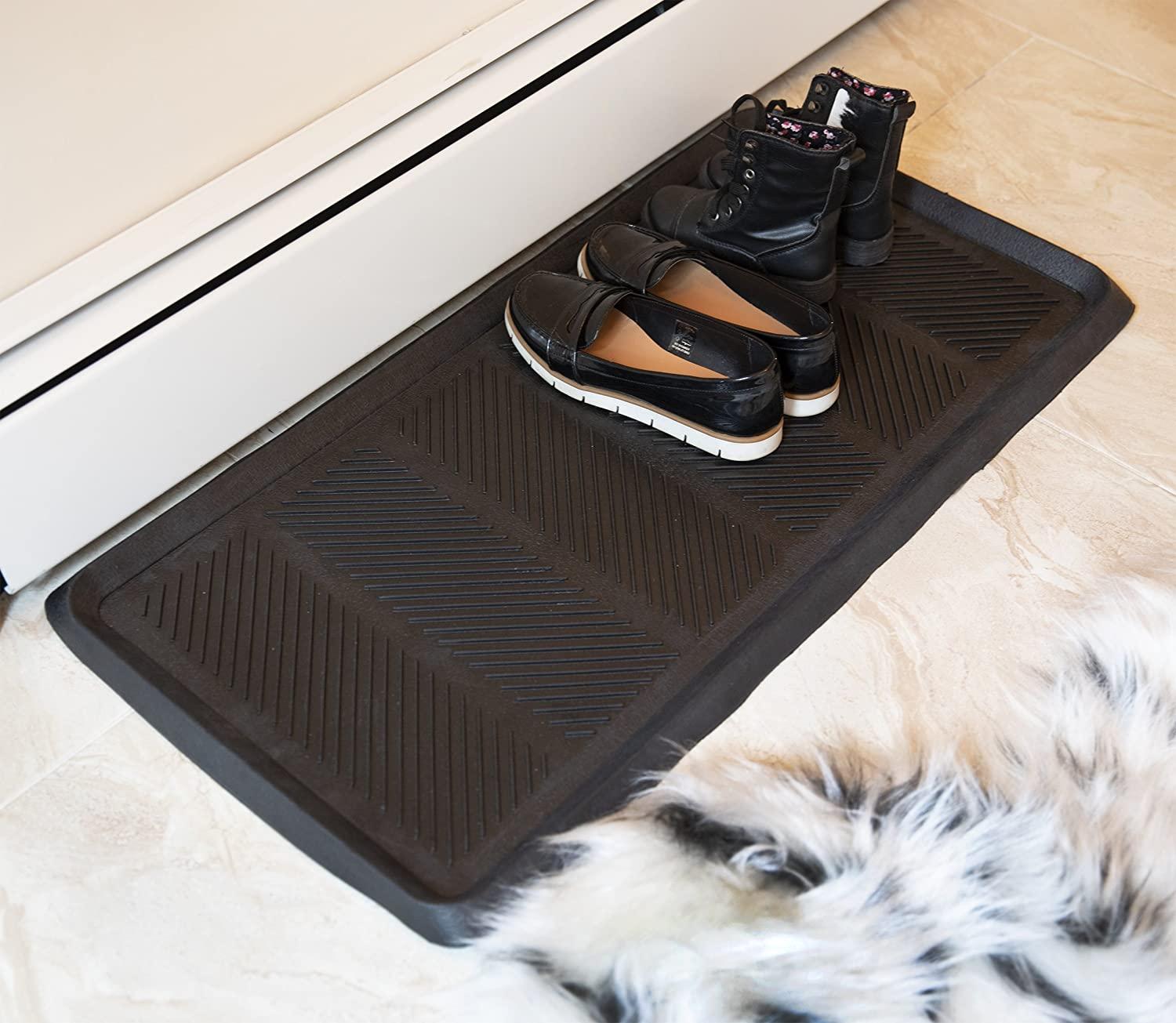 Ottomanson Waterproof, Low Profile, Non-Slip Foot Step Indoor