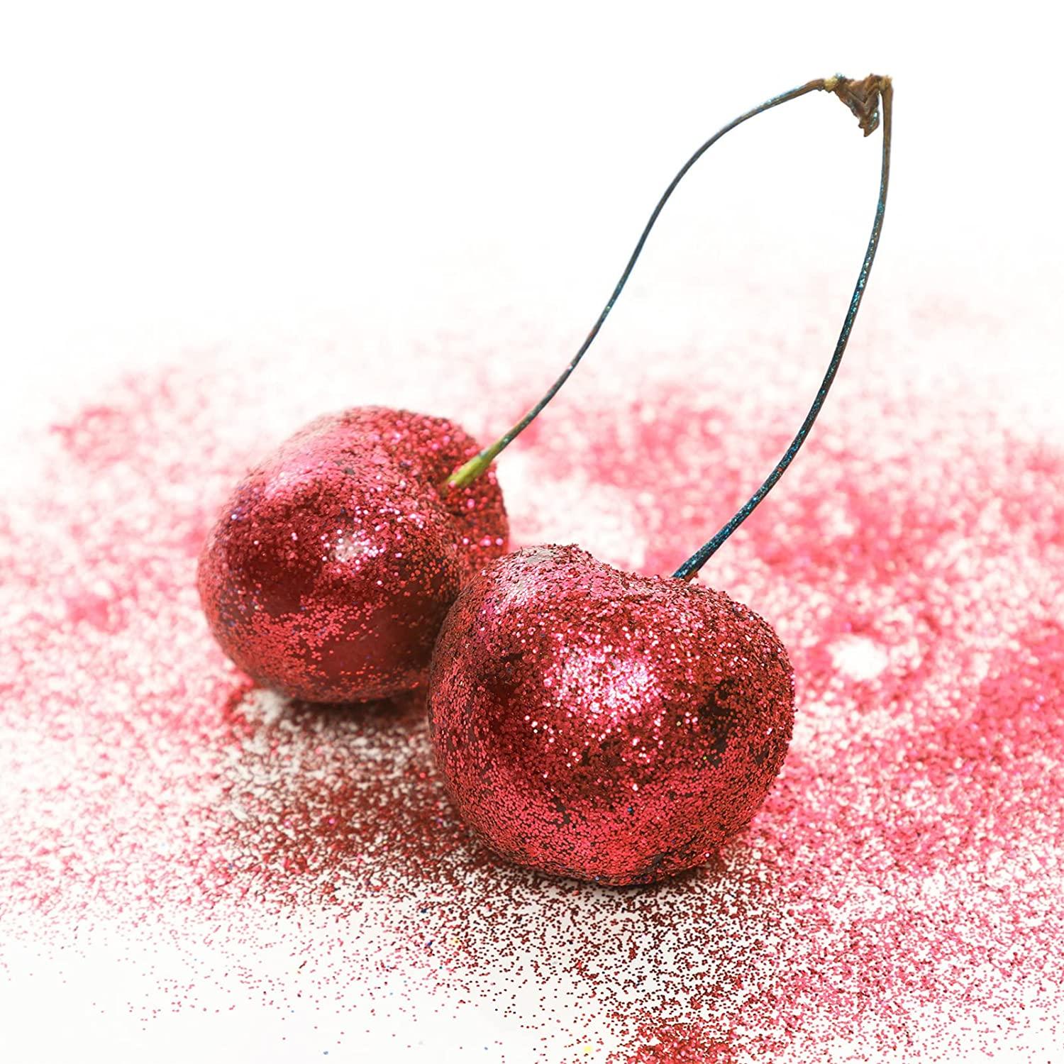 Cherry Red(100%Edible Glitter)