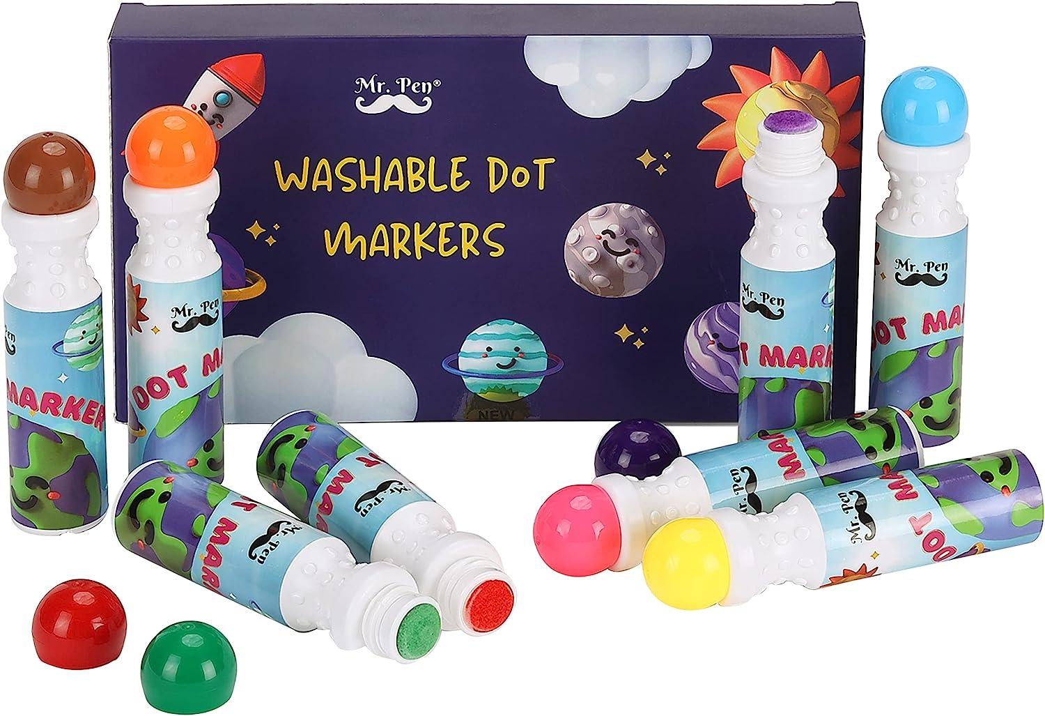 8 Colors Dot Markers Paint Dauber Bingo Dabbers Washable Non-toxic  Water-based Dot Markers For Kids Painting Art Craft Supplies - Fabric  Decorating - AliExpress