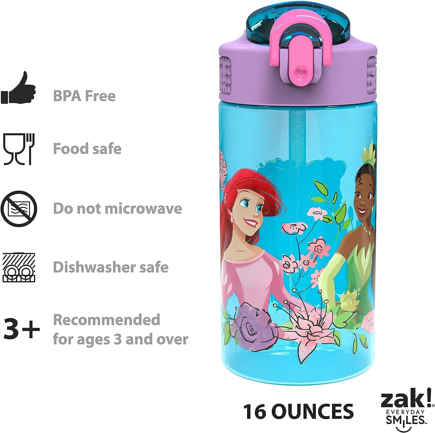 Zak Designs Blippi Kids Water Bottle with Spout Cover and  Built-In Carrying Loop, Made of Durable Plastic, Leak-Proof Design for  Travel (16 oz, Pack of 2) : Home & Kitchen
