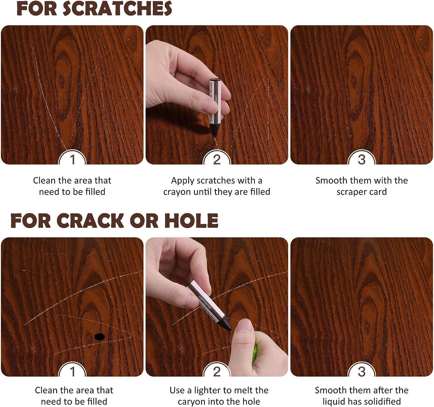 Furniture Markers Touch up, Wood Furniture Repair Tool, Wood Scratch Repair  Pen for Stains Scratches Hardwood Floors