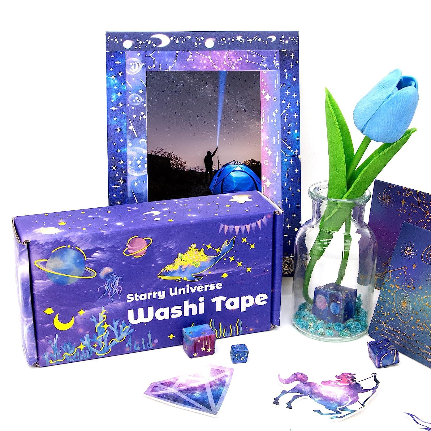 Gold Foil Paper Tape Set, Washi Tape, Masking Tape for Gift