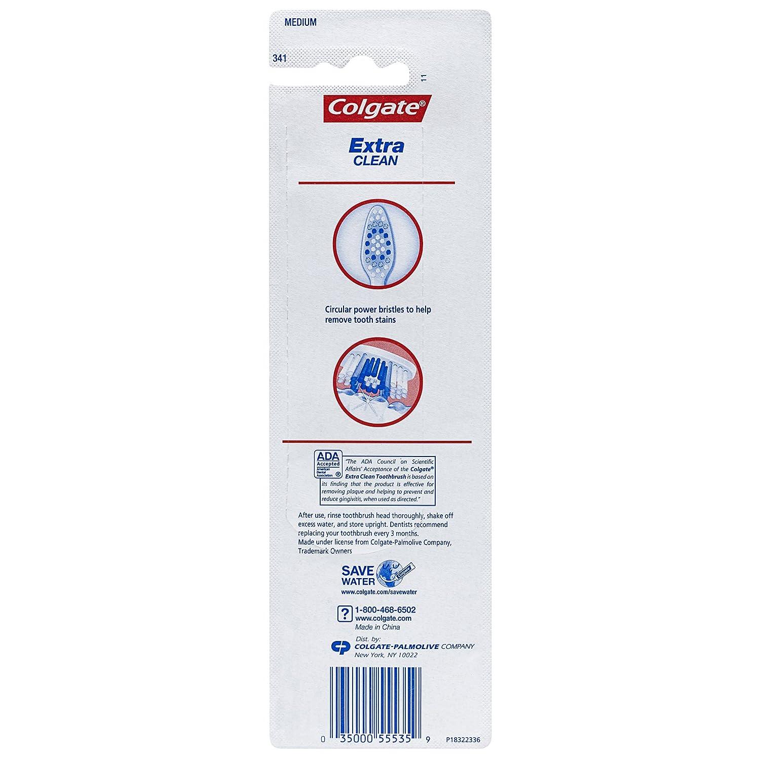 Colgate Extra Clean Toothbrush, Soft Head