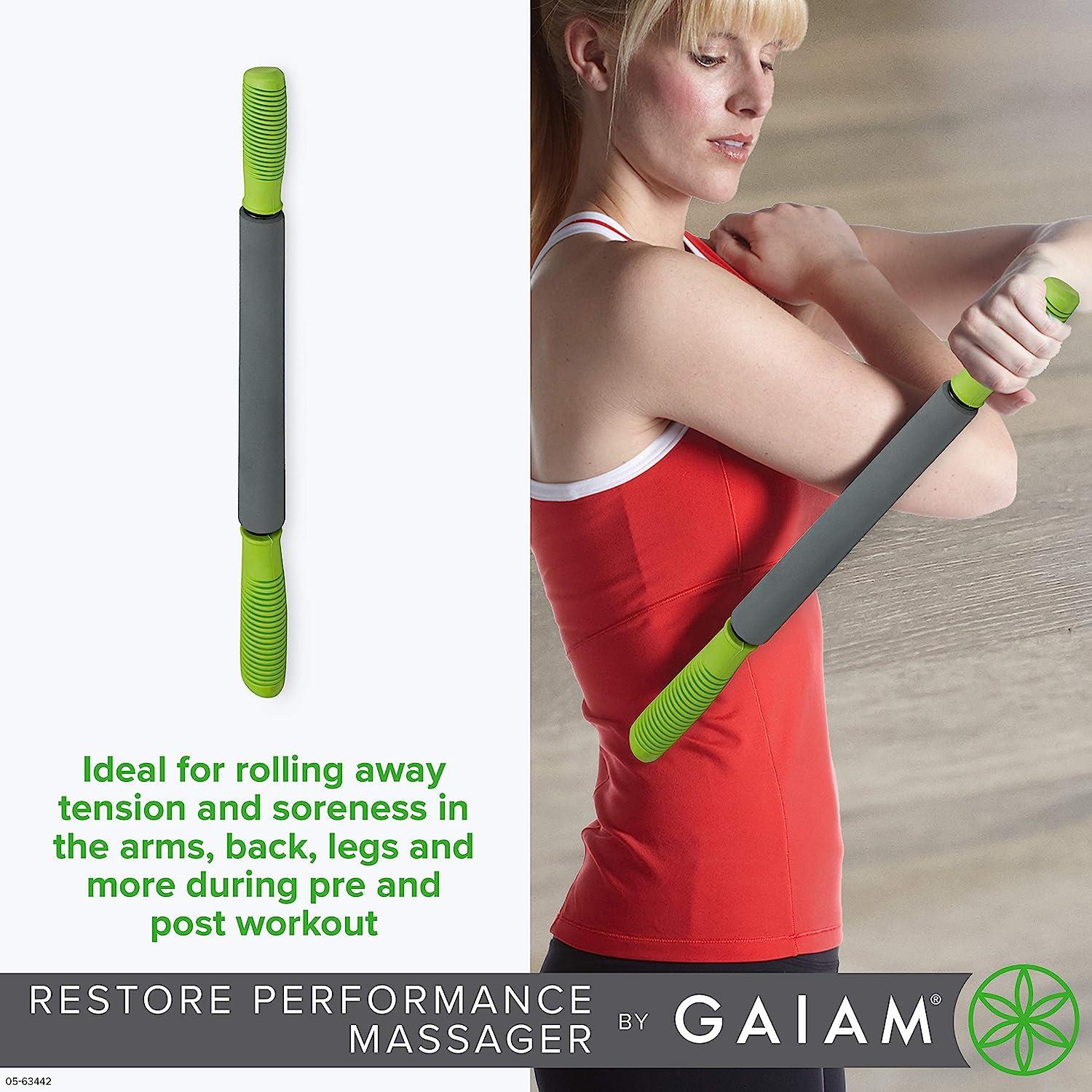 Gaiam Restore Massage Stick Roller - (Dimensions: 19 L) Foam