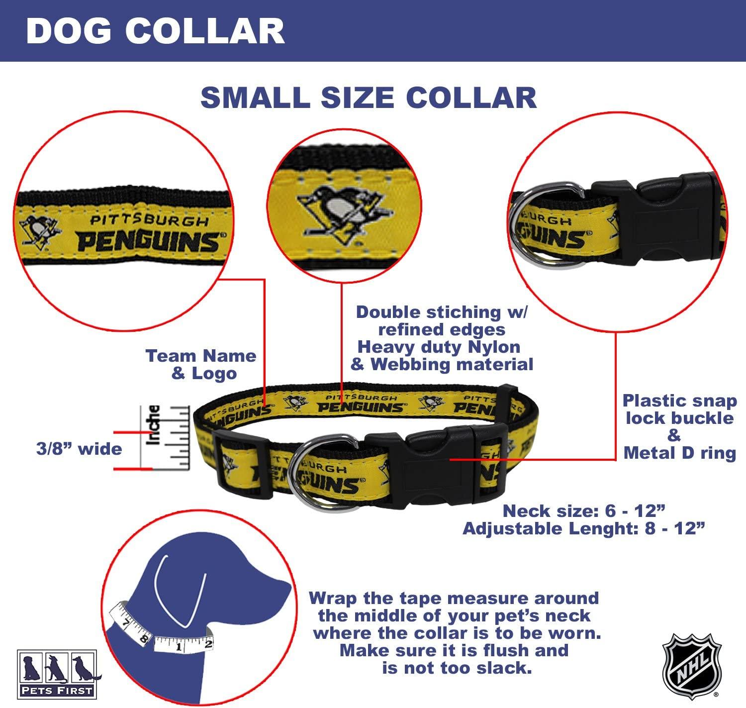Pets First NHL ST.Louis Blues Collar for Dogs & Cats, Large. - Adjustable,  Cute & Stylish! The Ultimate Hockey Fan Collar!
