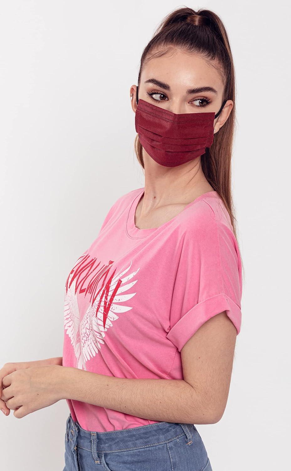 Masque protection visage à usage unique 3 plis 50 pièces 1x50 pc(s) -  Redcare Apotheke