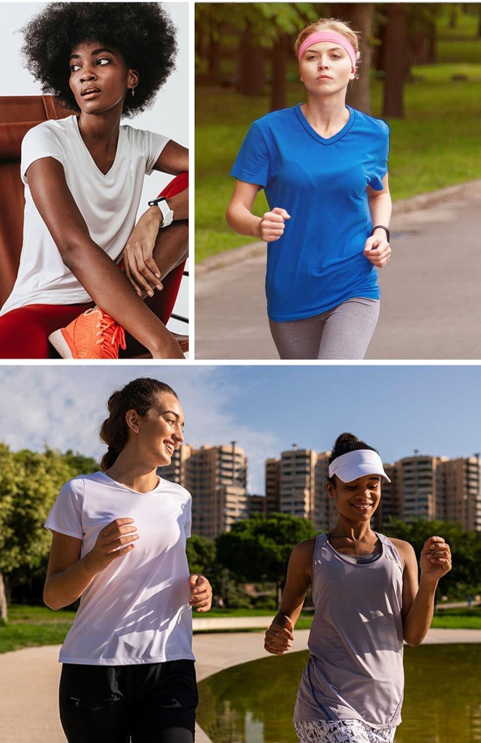 Moisture Wicking Shirts for Women Quick Dry Athletic Running Long