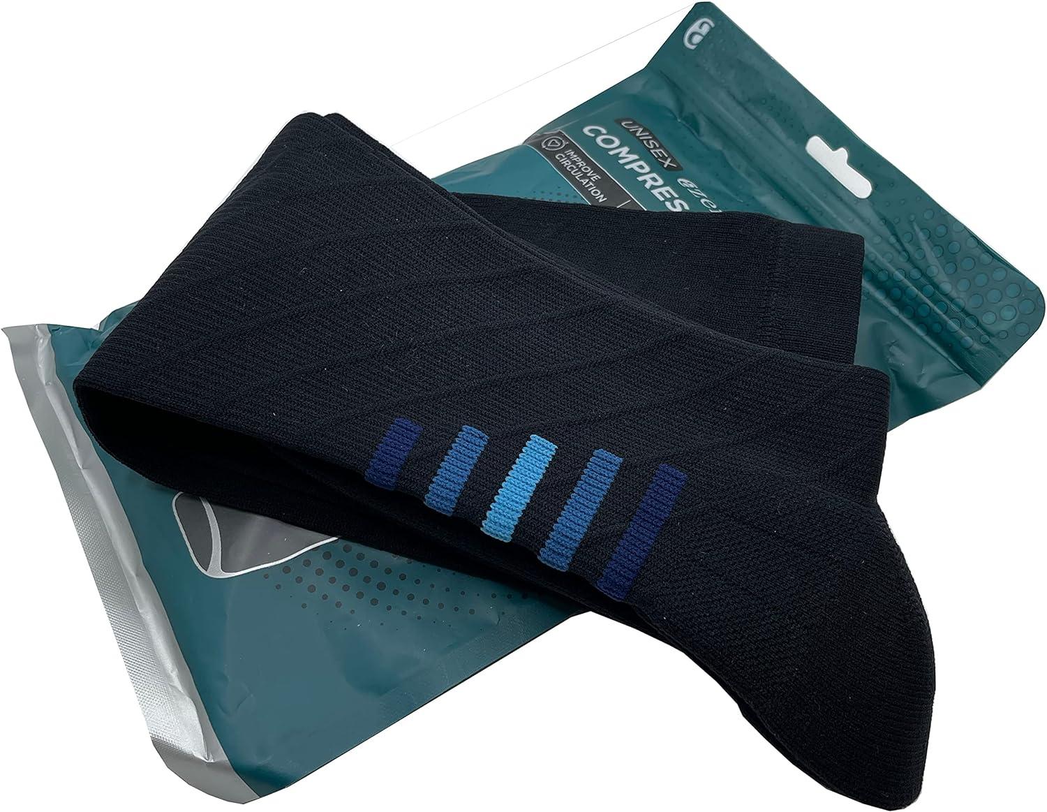 aZengear Graduated Compression Socks for Men and Women (20-30 mmHg, Class 2)