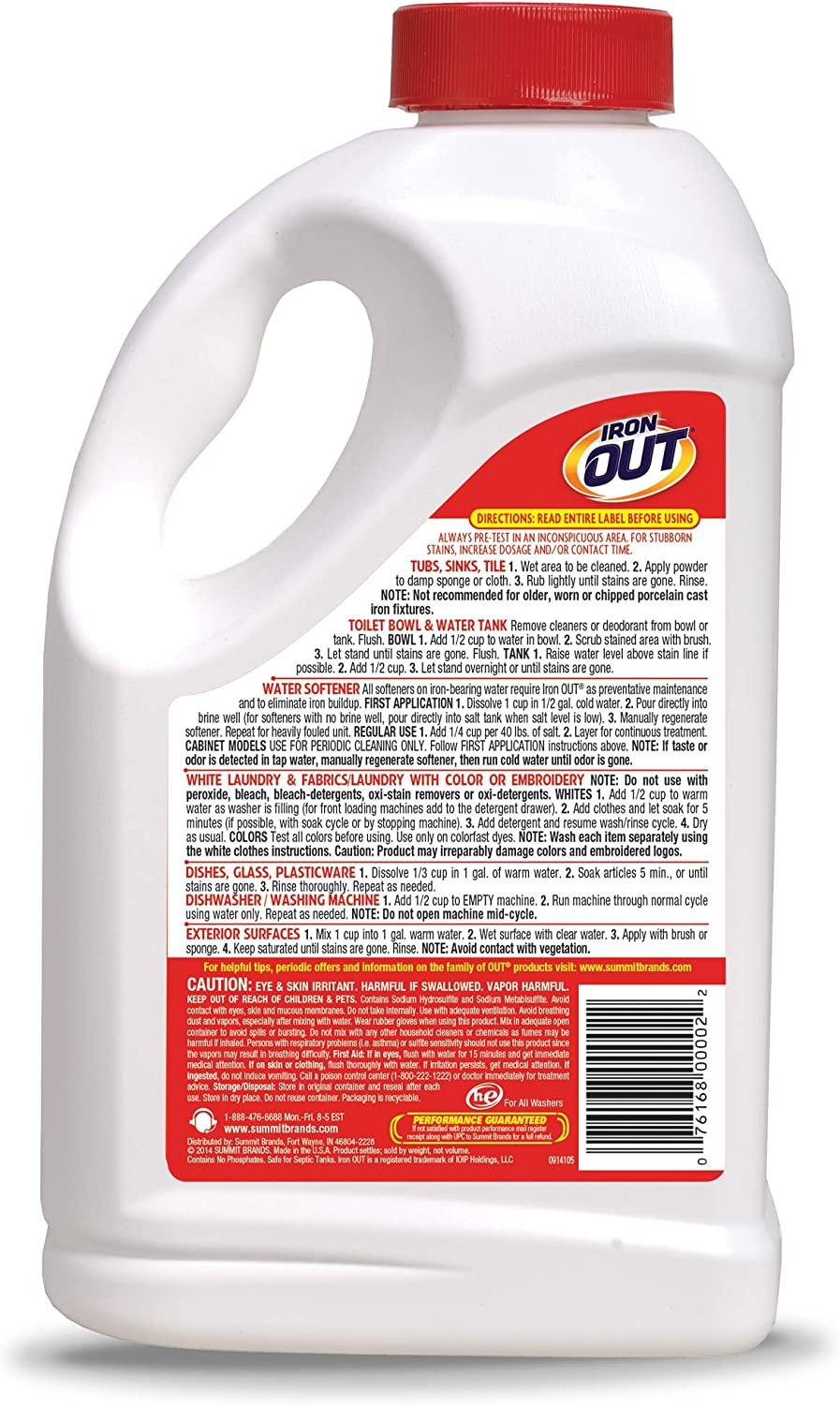 RIT Powder LAUNDRY TREATMENT: Rust Remover, Stain Remover