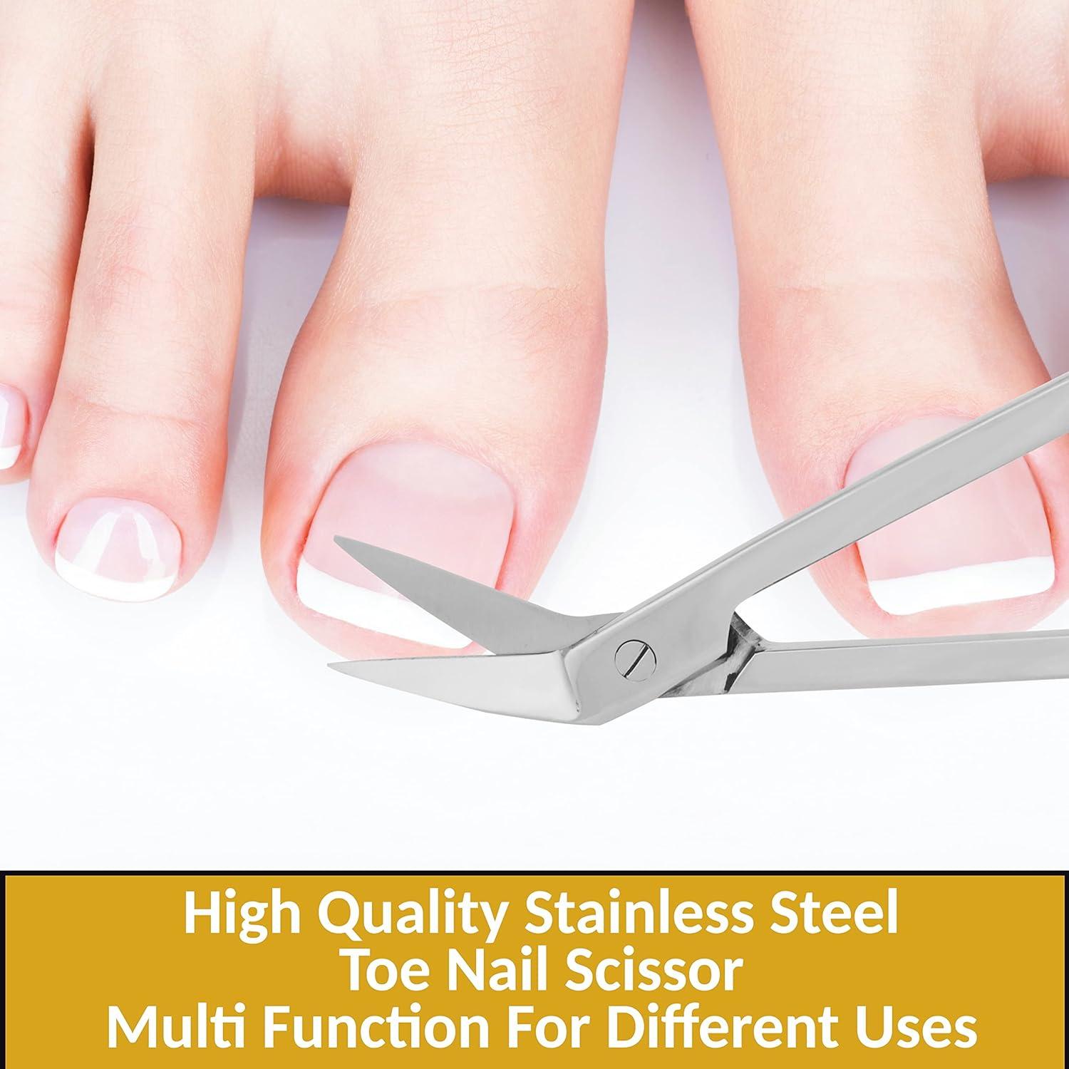 Long Handled Toenail Scissors Clippers Perfect For Thick Toe Nail for Men  Groom