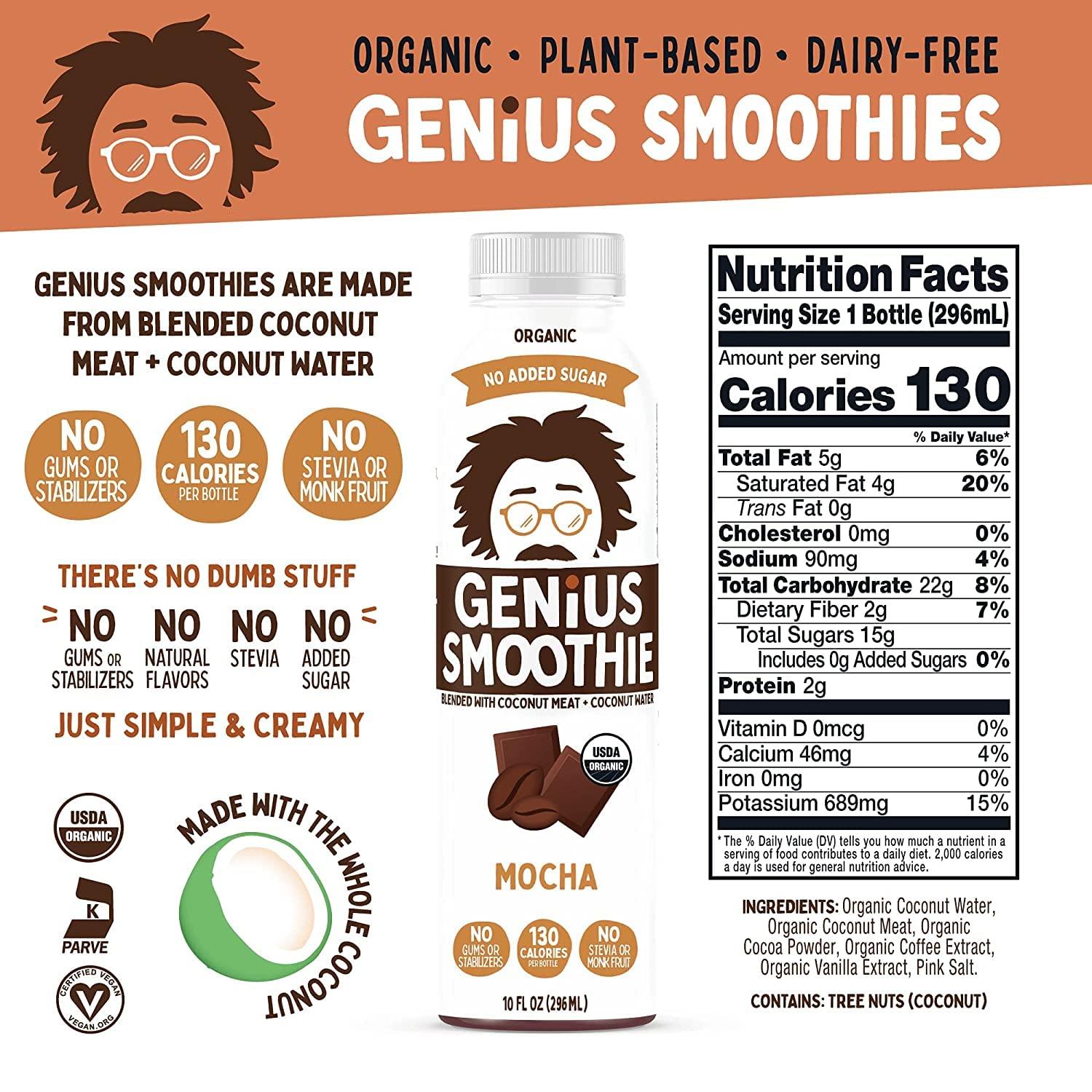 Shop - Whole Coconut Smoothies – Genius Juice - Organic Smoothies