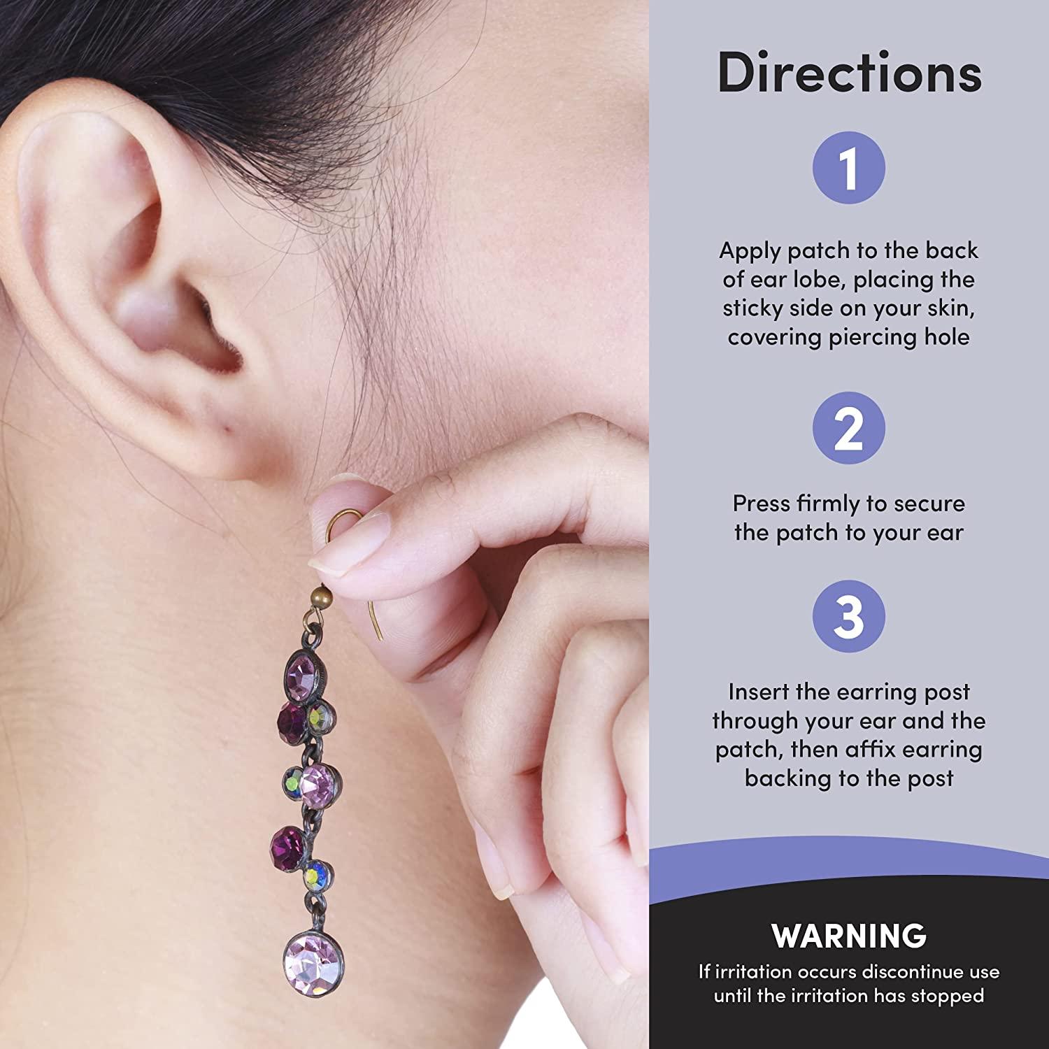 Lobe Miracle- Clear Earring Support Patches - Earring Backs For