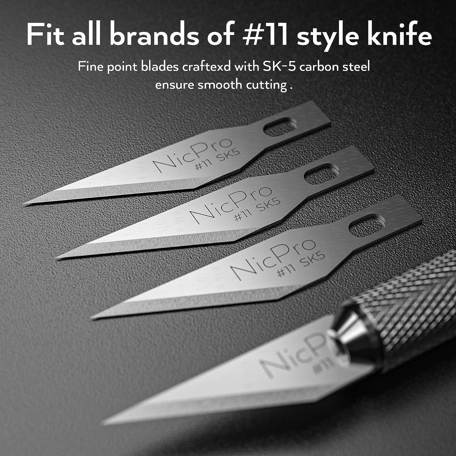 Razor Sharp Cutter Arts Craft Cutting Tool Exacto 6 Blade Refills HOBBY  KNIFE 