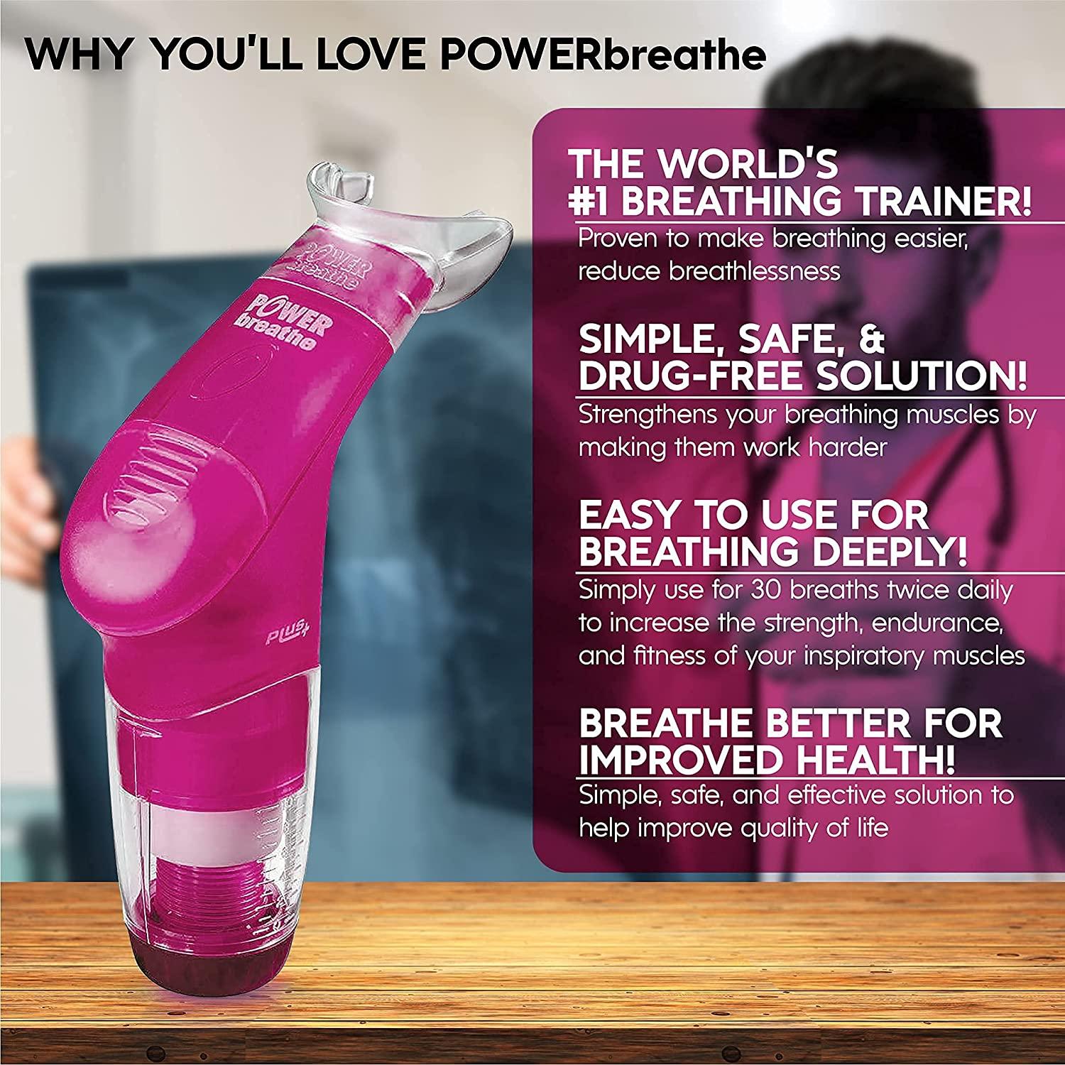 POWERBREATHE - Breathing Exercise Device, Breathing Trainer and Therapy  Tool