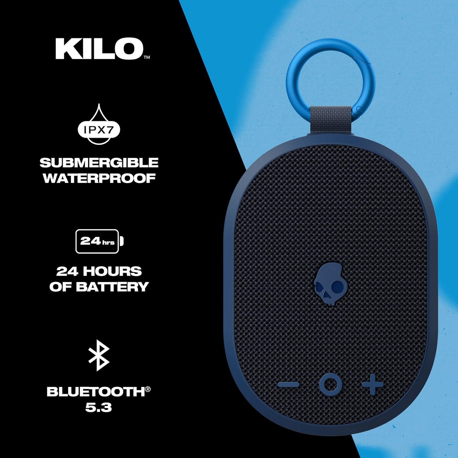 Skullcandy Kilo Wireless Bluetooth Speaker - IPX7 Waterproof Mini