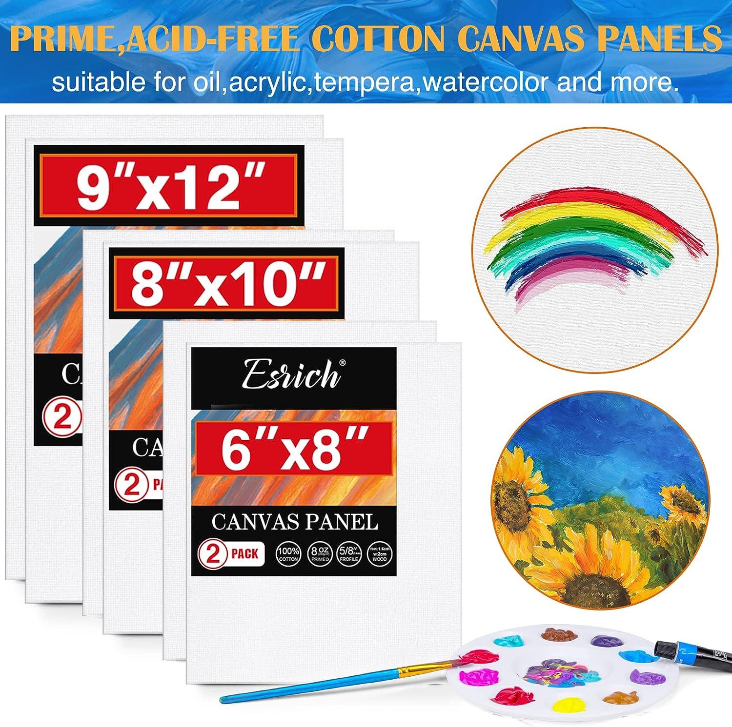 Art Paint Set for Kids, Painting Supplies Kit with 5 Canvas Panels, 8  Brushes, 12 Acrylic Paints, Multi-Function Table Easel, Etc, Premium  Acrylic Paint Set for Students, Kids and Beginner.