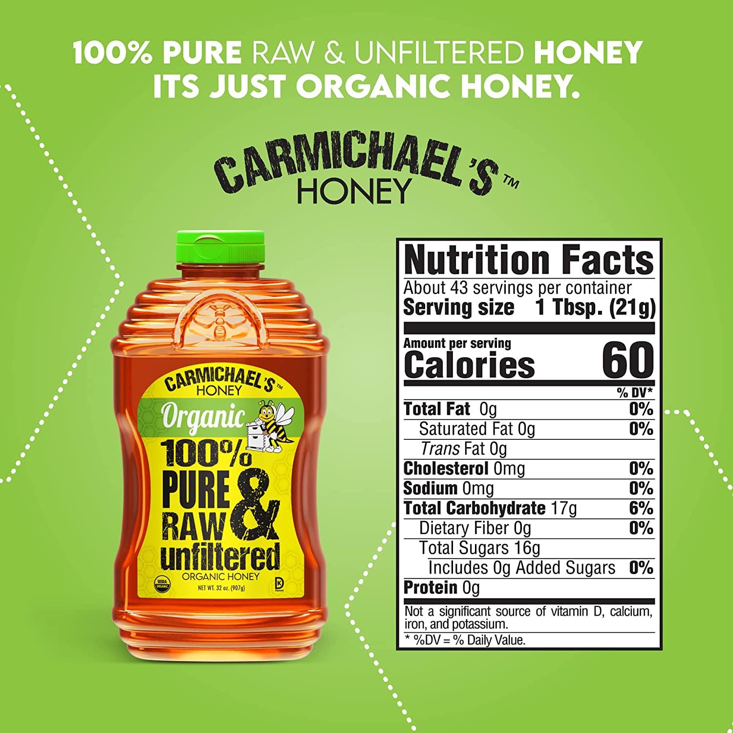 Organic Rawyal Honey, 100% Organic Ingredients