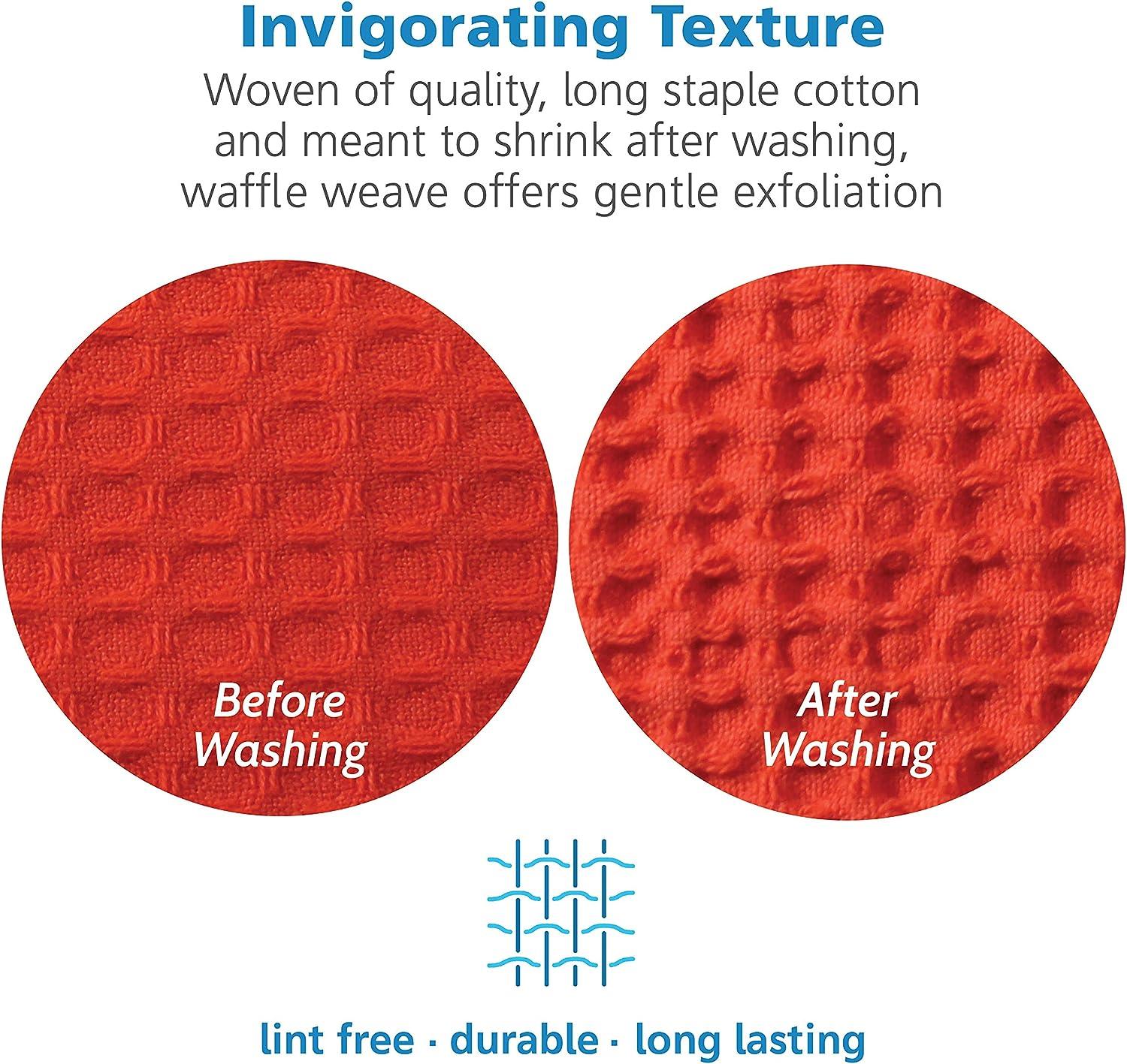 Gilden Tree Waffle Towels Quick Dry Lint Free Thin Bath Towel