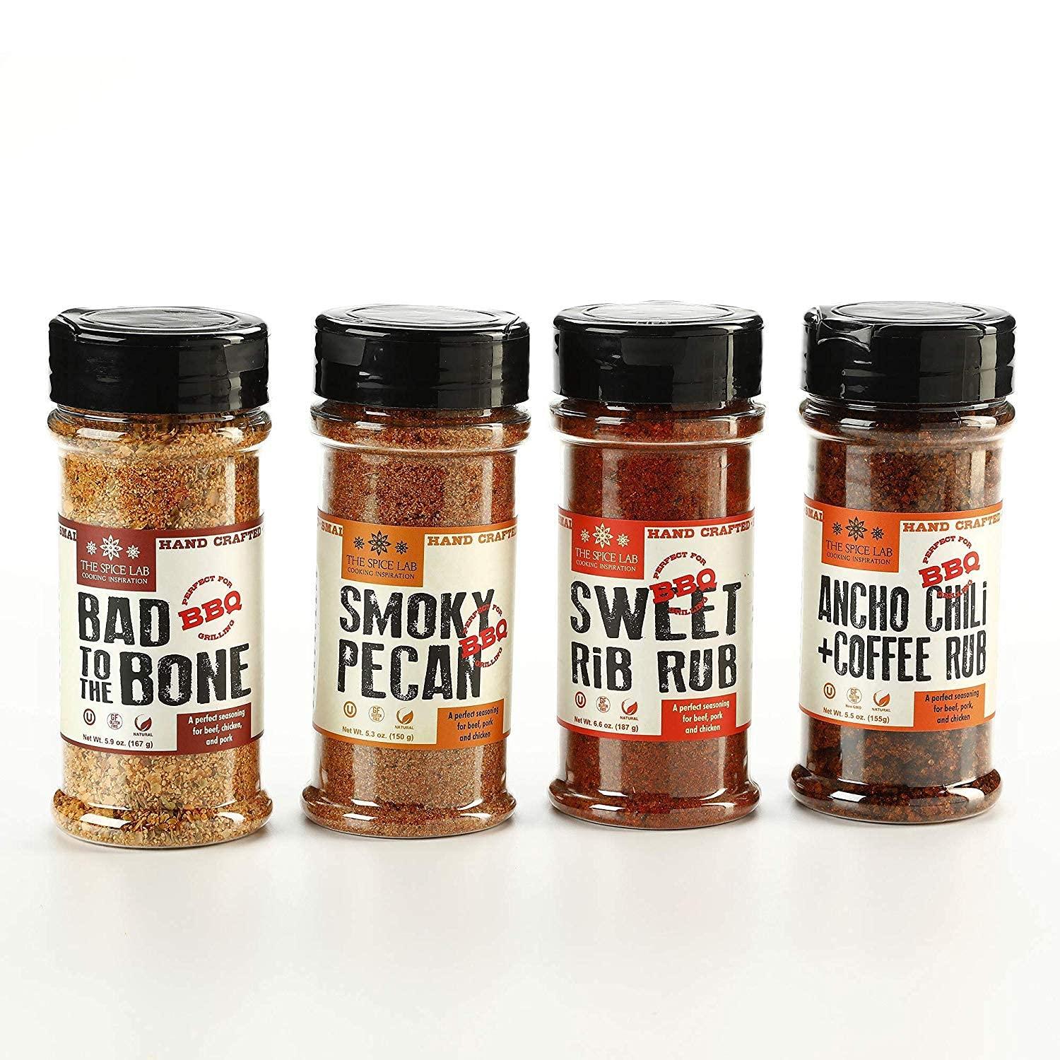The Spice Lab BBQ Barbecue Spices and Seasonings Set - Ultimate Grilling  Accessories Set - Gift Kit for Barbecues, Grilling, and Smoking - Great  Gift