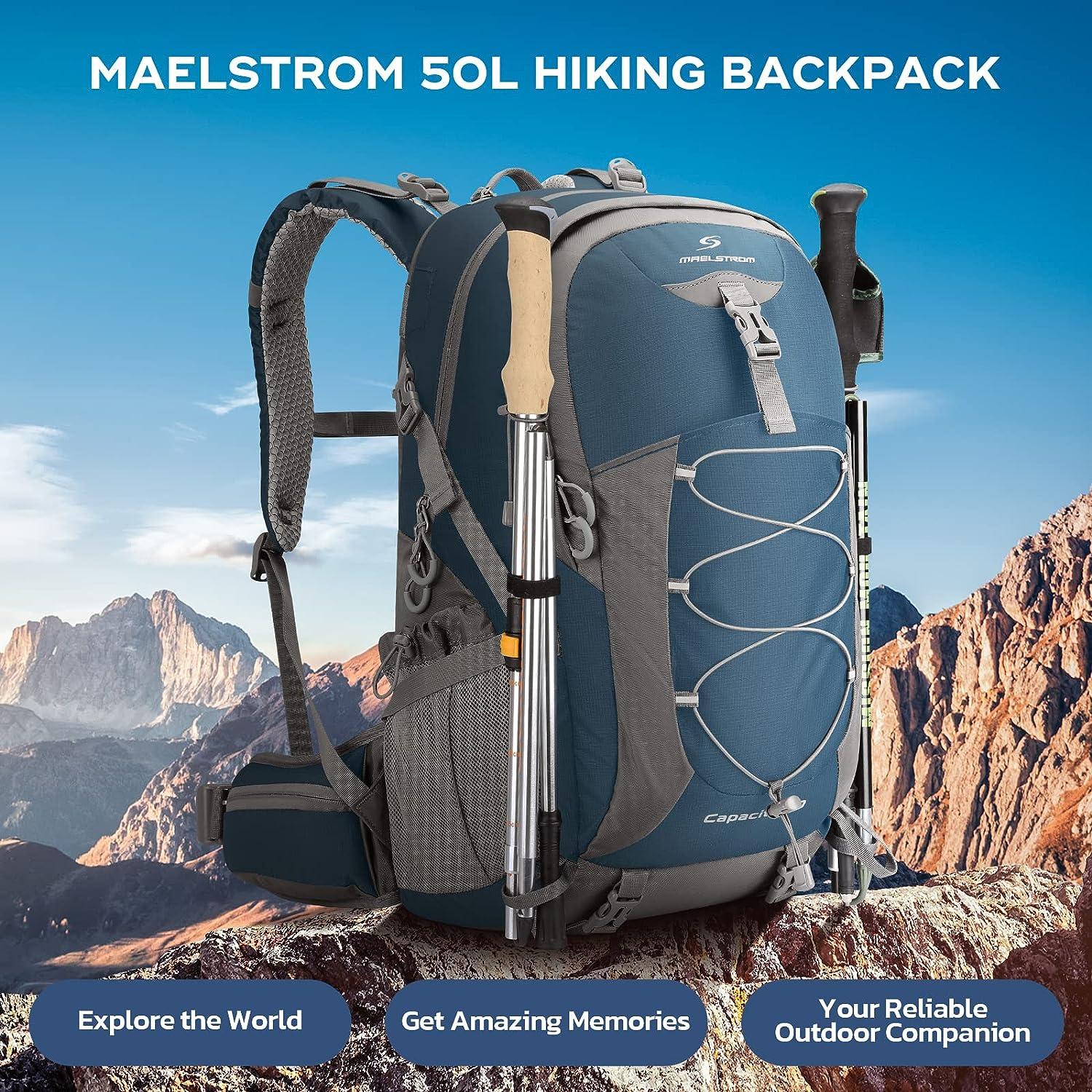 Hiking Backpack, Camping Backpack, 40L Waterproof Hiking Day Bag, Lightweight  Backpack