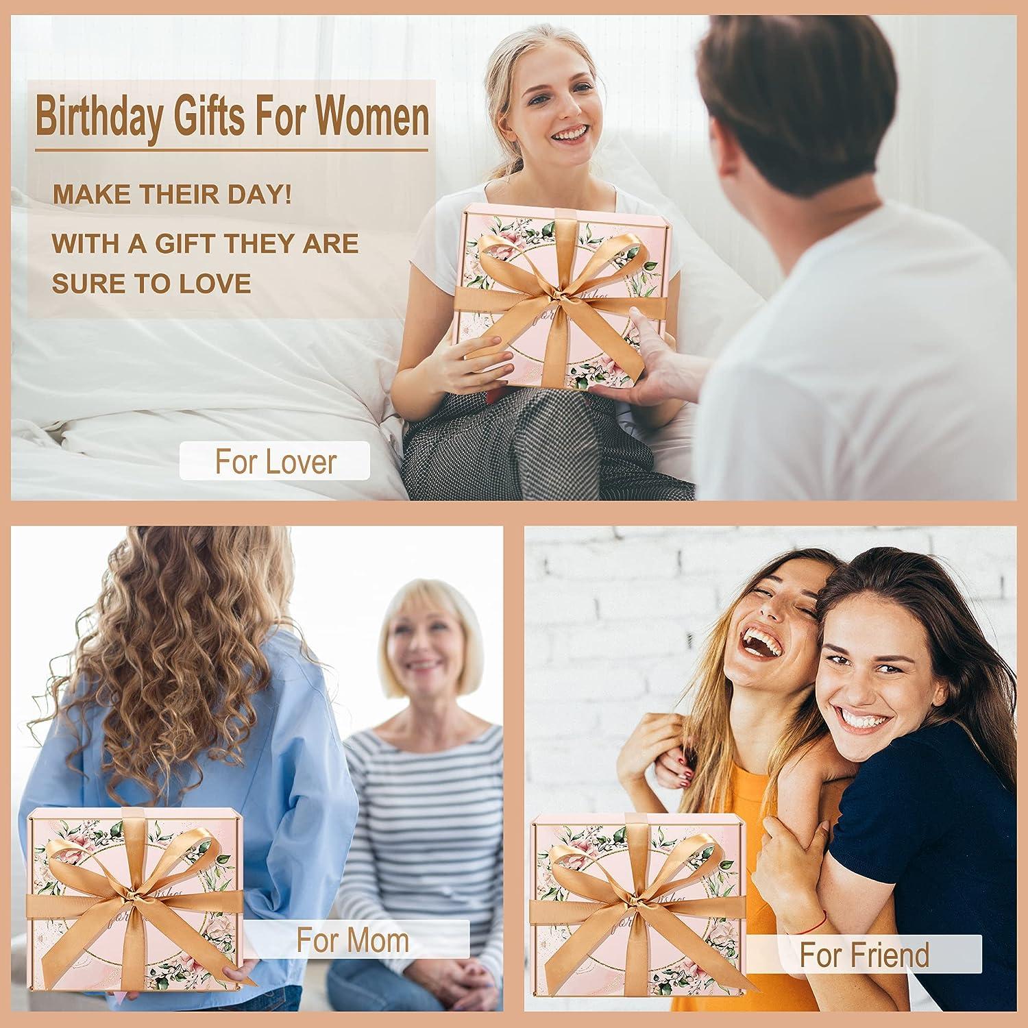 Birthday Gifts for Women, Relaxing Spa Gift Box Basket for Her, Pampering  Gifts Thank You Gifts for Girls, Mom Wife Sister Best Friend Unique Happy