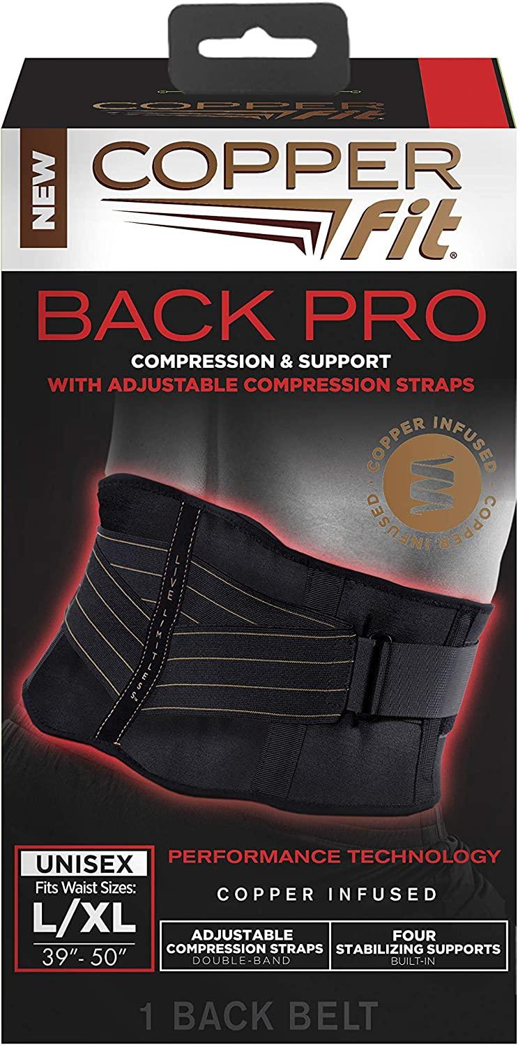  Copper Fit Advanced Back Pro Belt Compression Brace