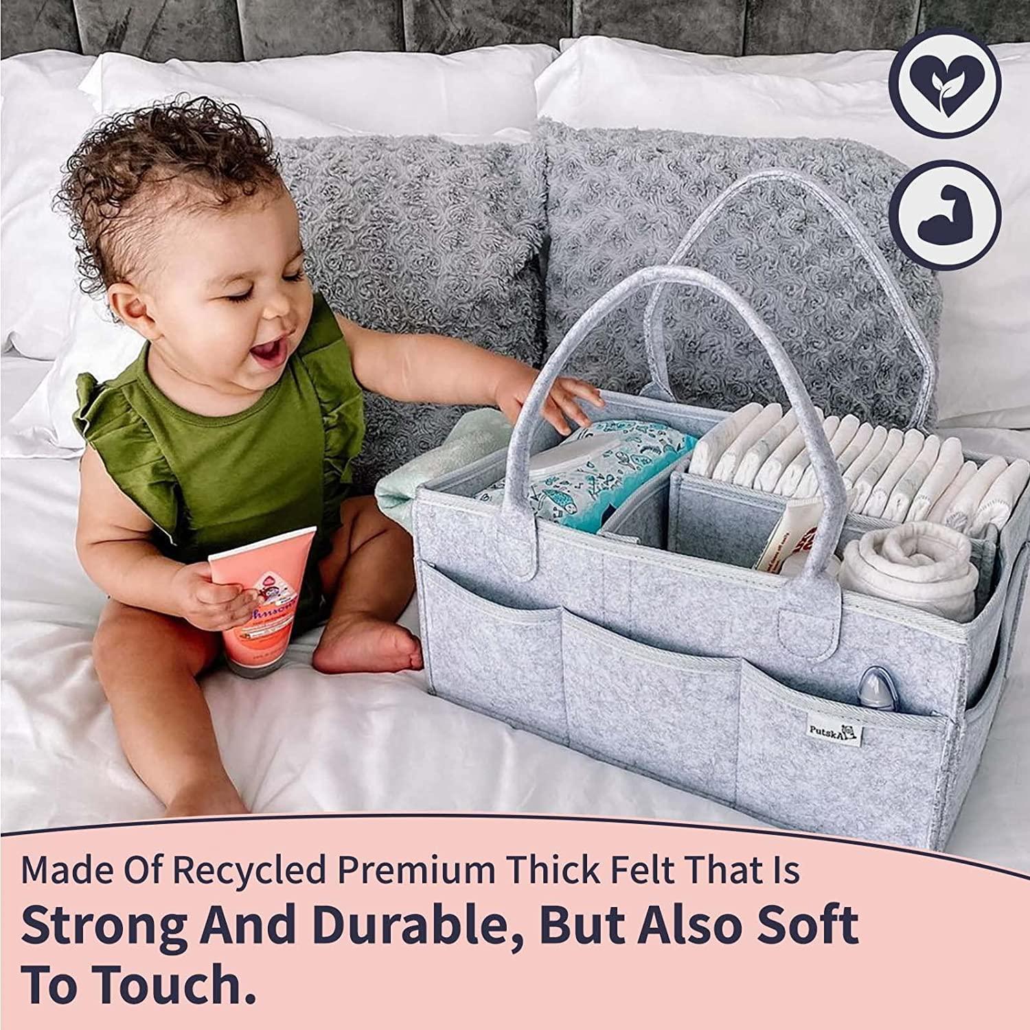 Baby Diaper Caddy Nursery Storage Bin And Car Organizer For - Temu