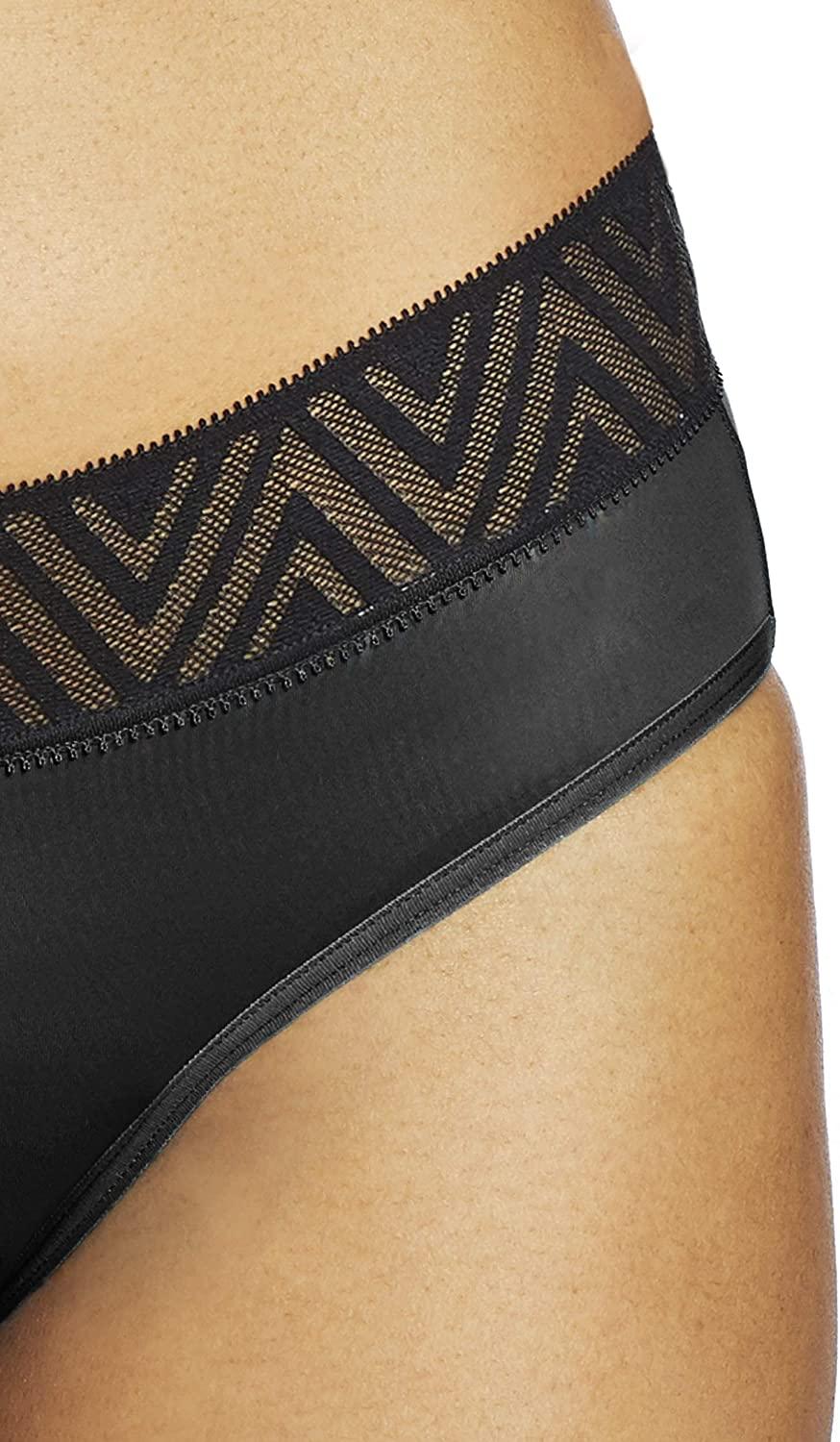 Thinx for All Women's Super Absorbency Bikini Period Underwear Gray Size XL