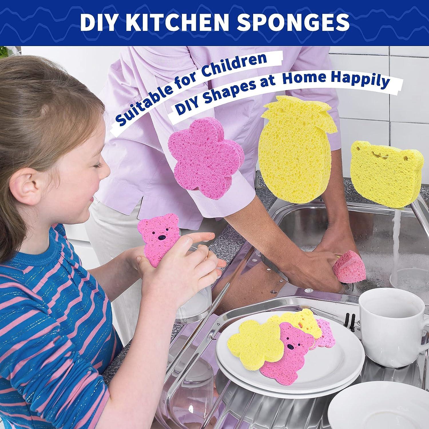 CELOX 24 Pack Large Sponges for Kitchen, Handy Sponges for Dishes
