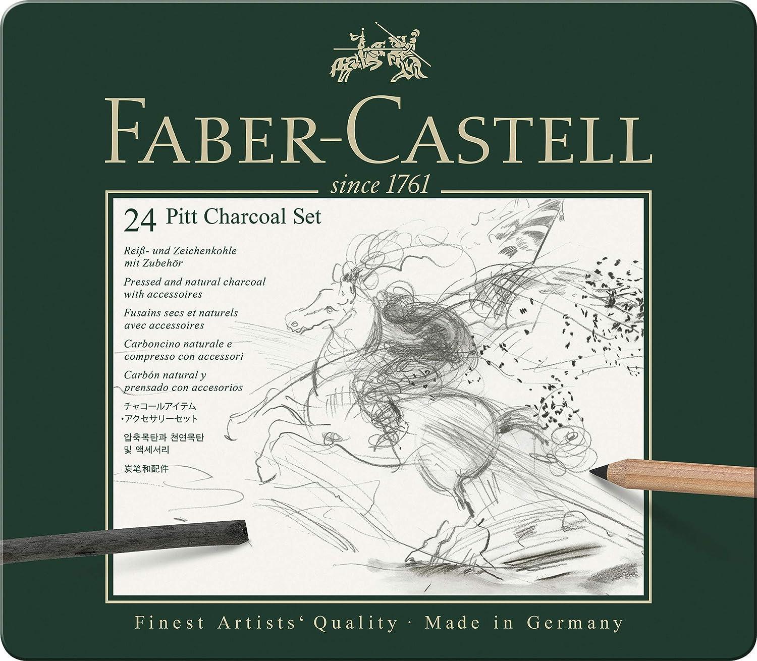 Faber-Castell Pitt Compressed Charcoal Pencils